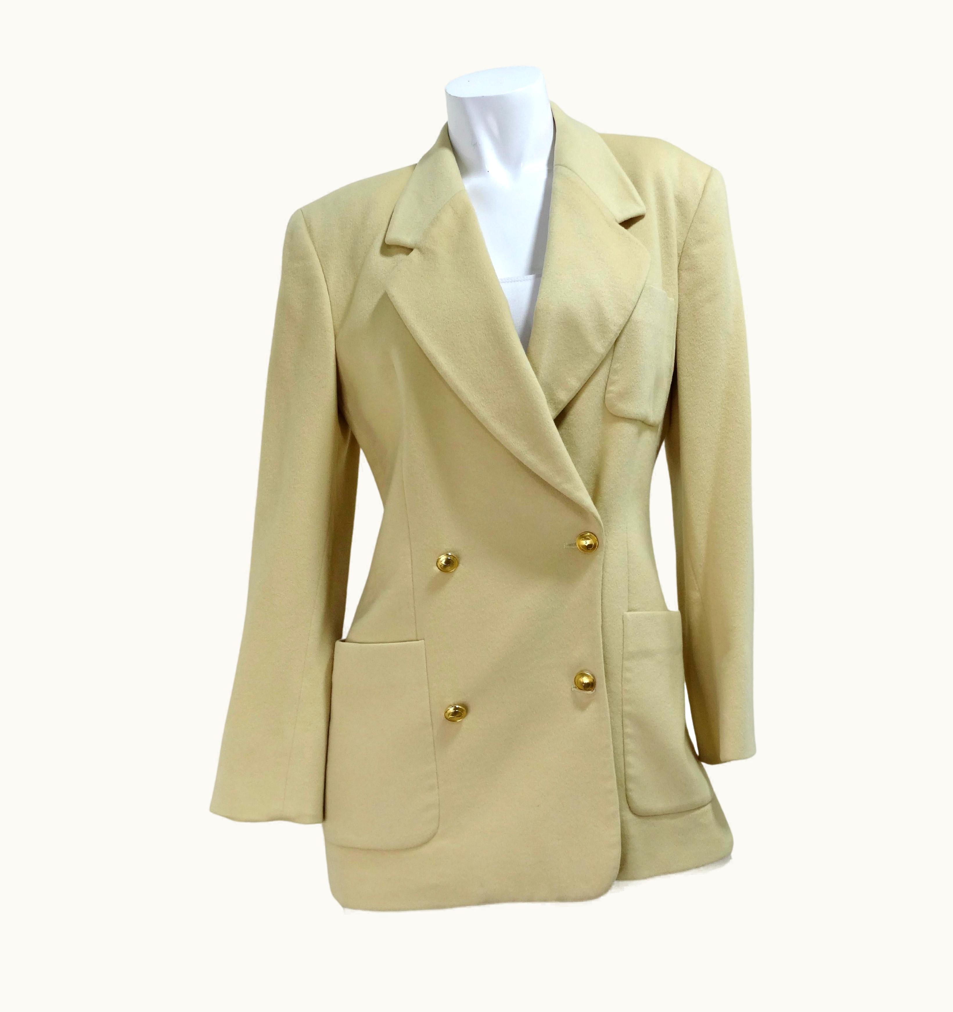 Gucci Vintage 1990' Cashmere Blazer