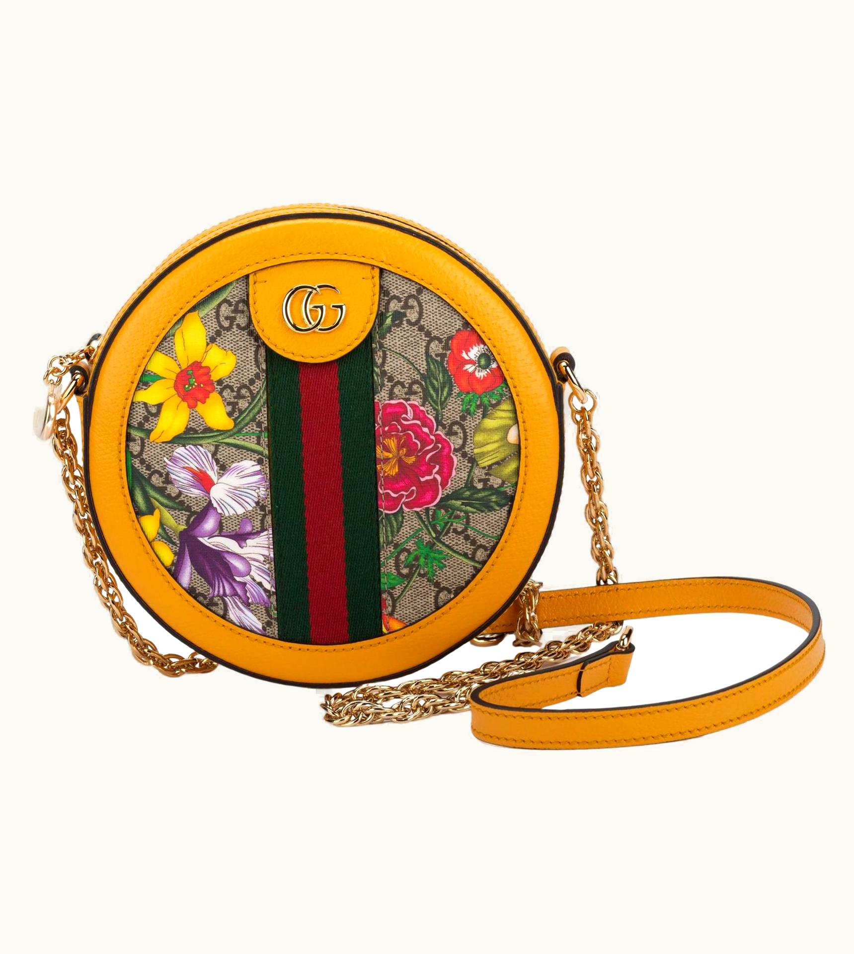 Gucci Flora Yellow Cross Body Bag