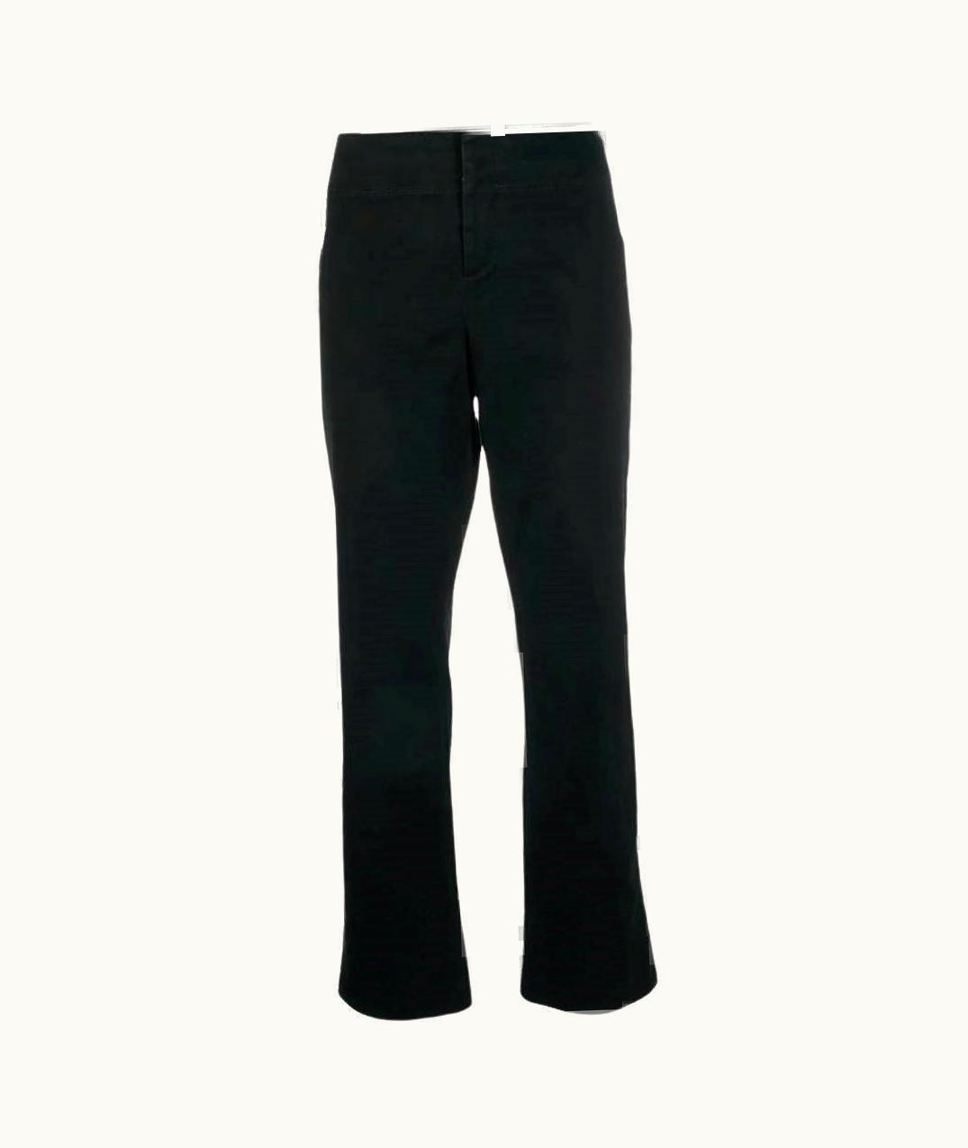 Gucci 2000s Gucci Vintage Black Cotton Straight Trousers