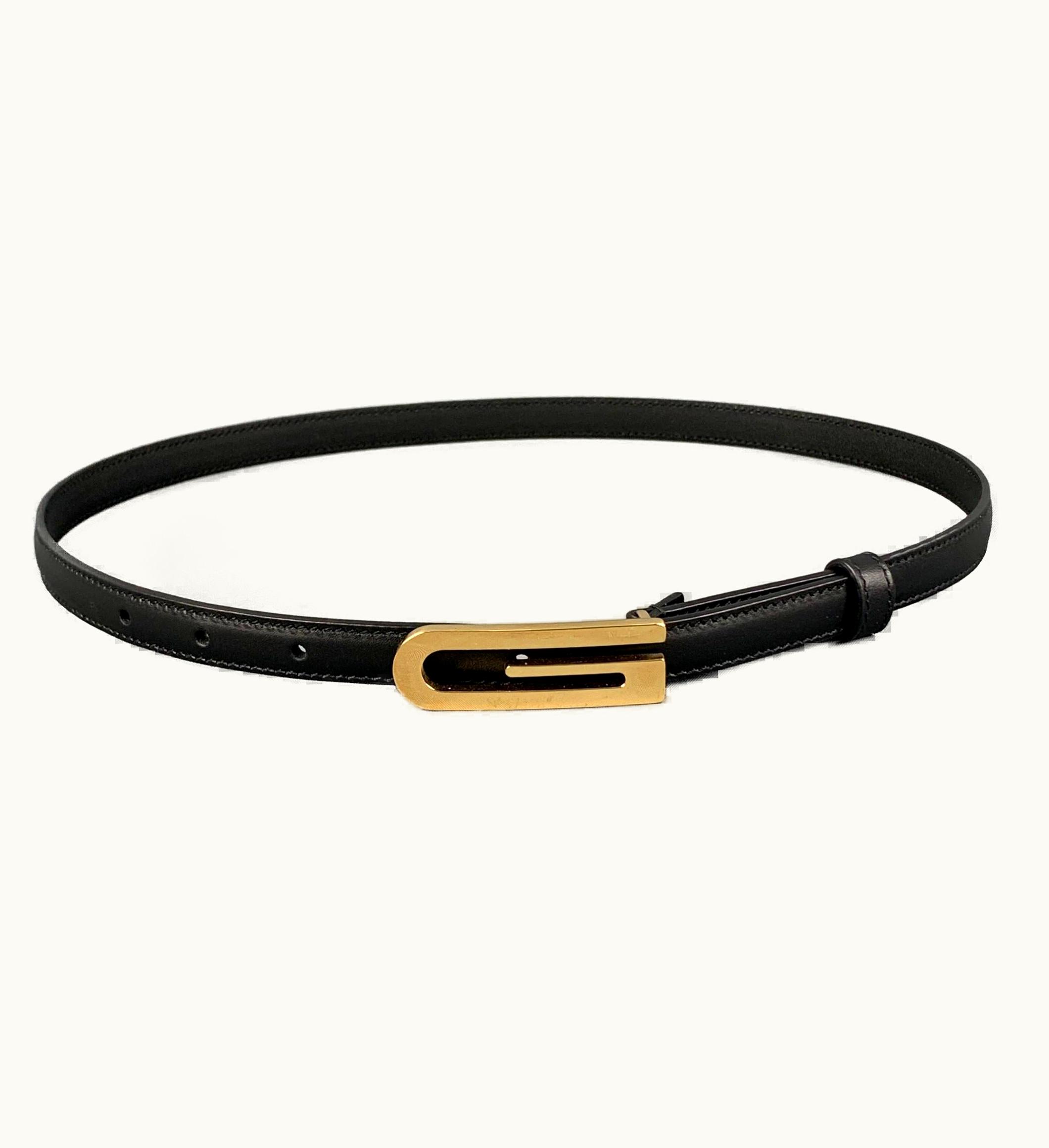 Gucci Waist Black Leather Belt