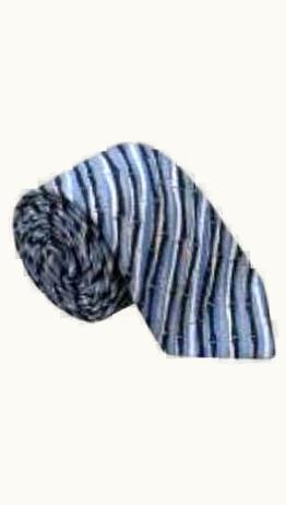 Gucci Blue Multi Stripe Bamboo & Silk Tie