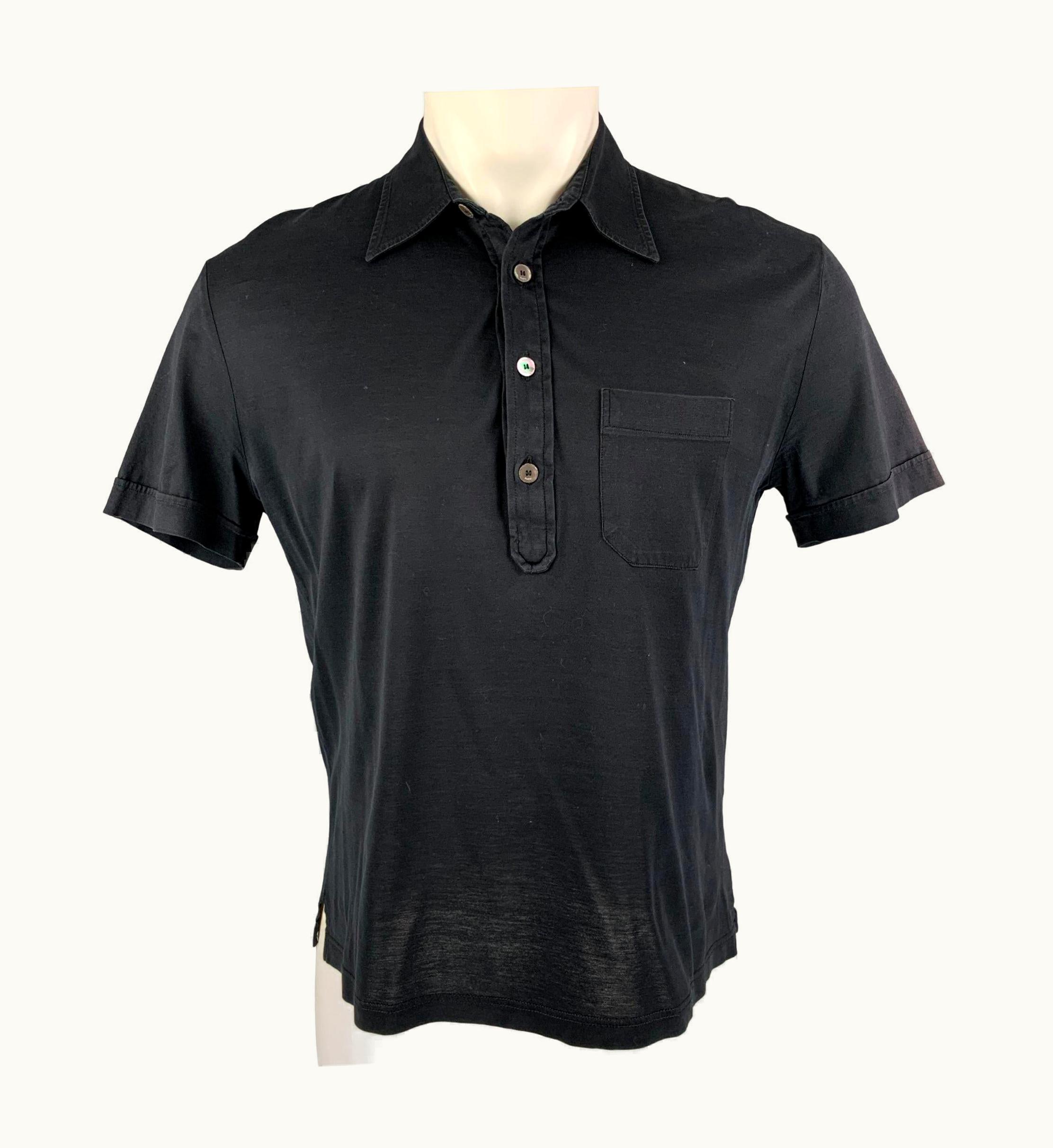 Gucci Black Patch Pocket Polo