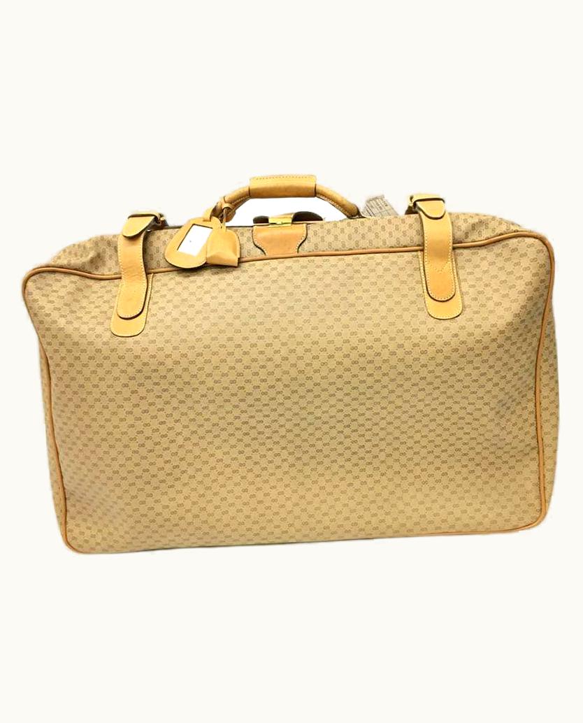 Gucci Large Micro Gg Suitcase Luggage Bag 2g62