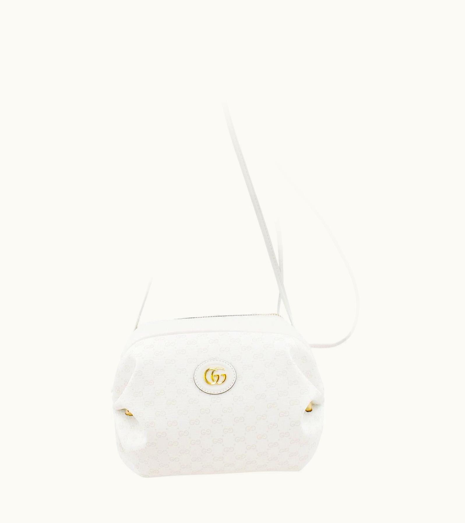Gucci By Alessandro Michele White Monogram Candy Bag