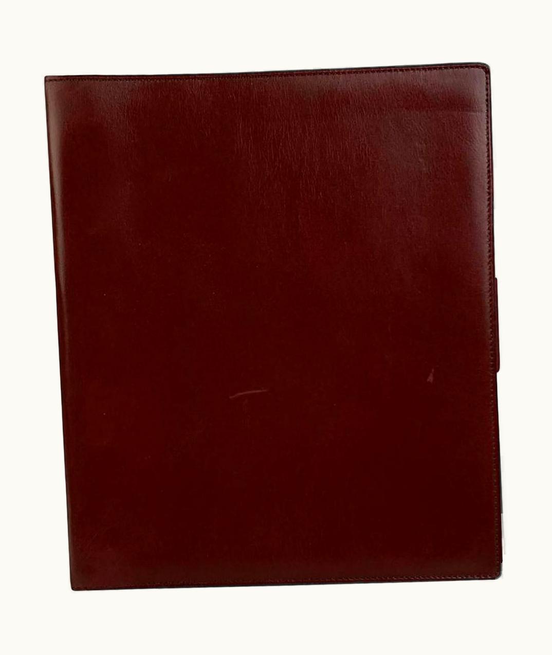 Gucci Vintage Burgundy Leather 5 Ring 1976 Agenda