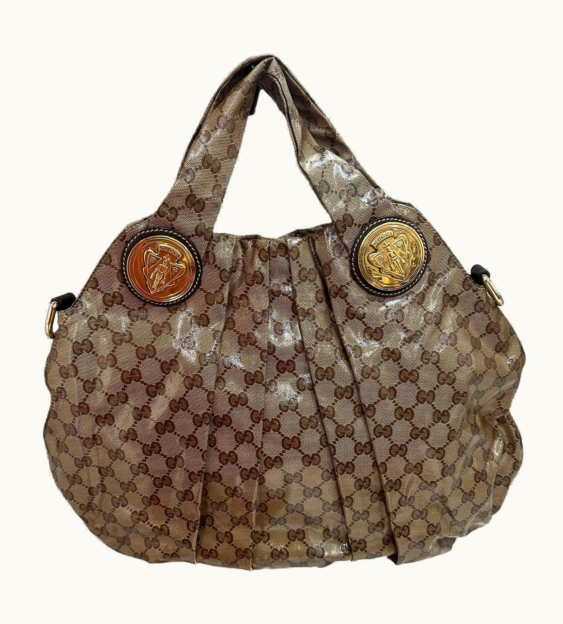 Gucci Hysteria Crystal Gg Supreme Top Handle Bag