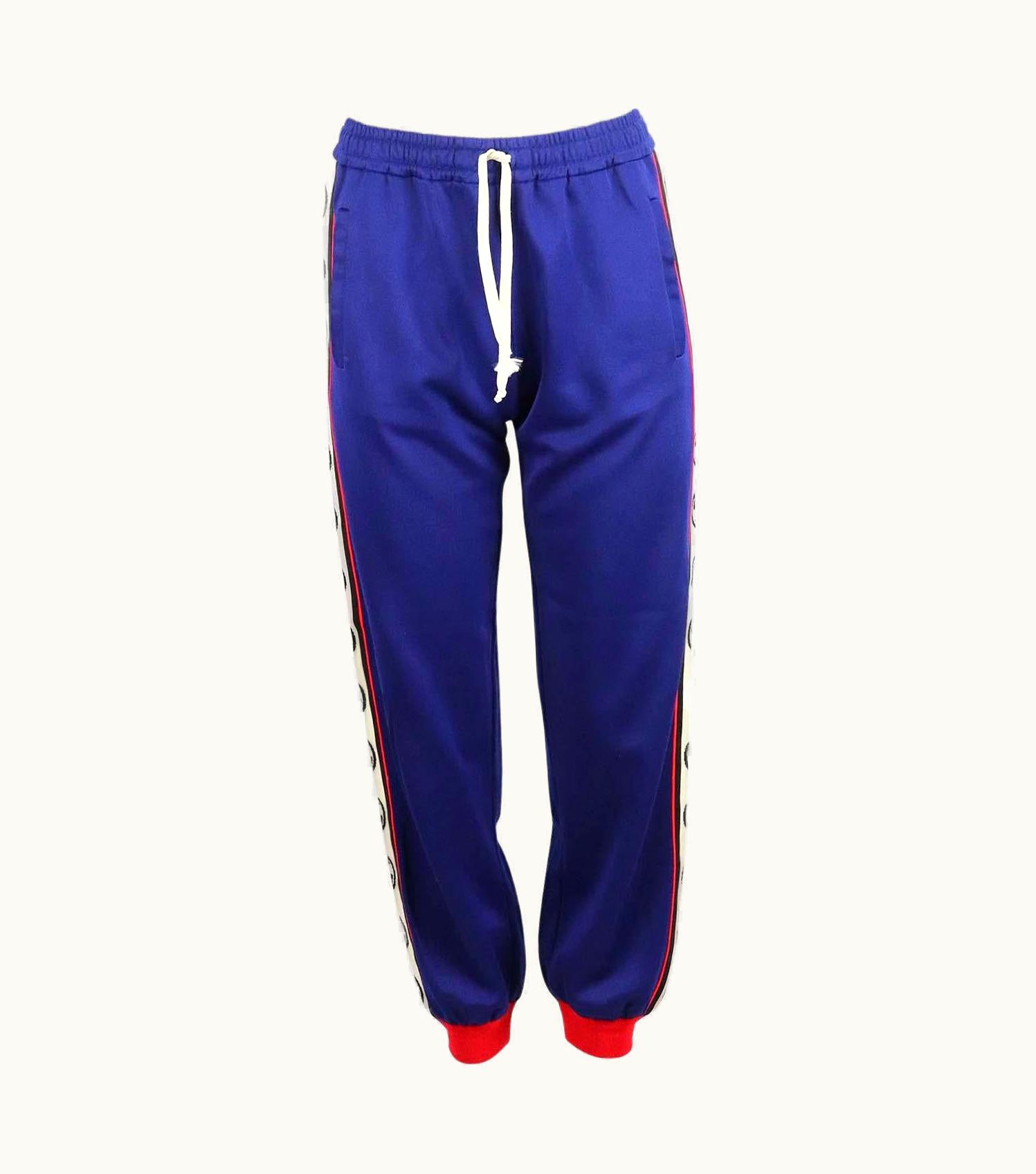 Gucci Striped Intarsia Tech Jersey Track Pants Xxsmall