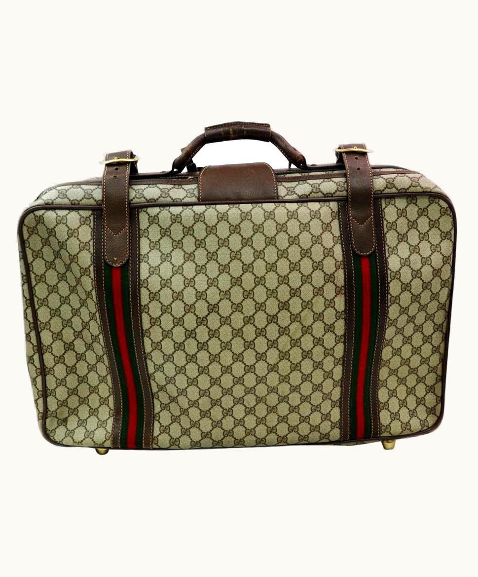 Gucci Gucci 871995 Monogram Supreme Gg Suitcase Trunk Luggage