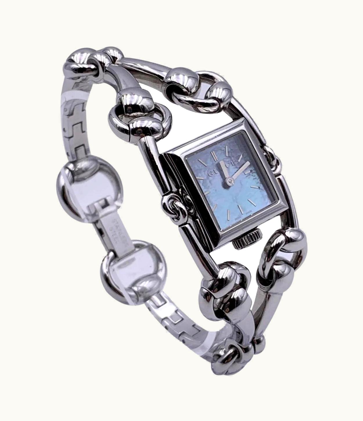 Gucci Gucci Stainless Steel Mod 116.5 Signoria Horsebit Wrist Watch
