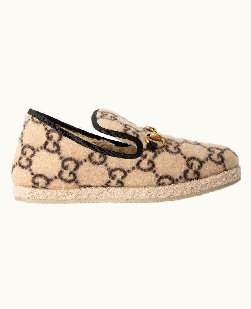 Gucci Gucci Women' Brown Gg Monogram Fria Loafer