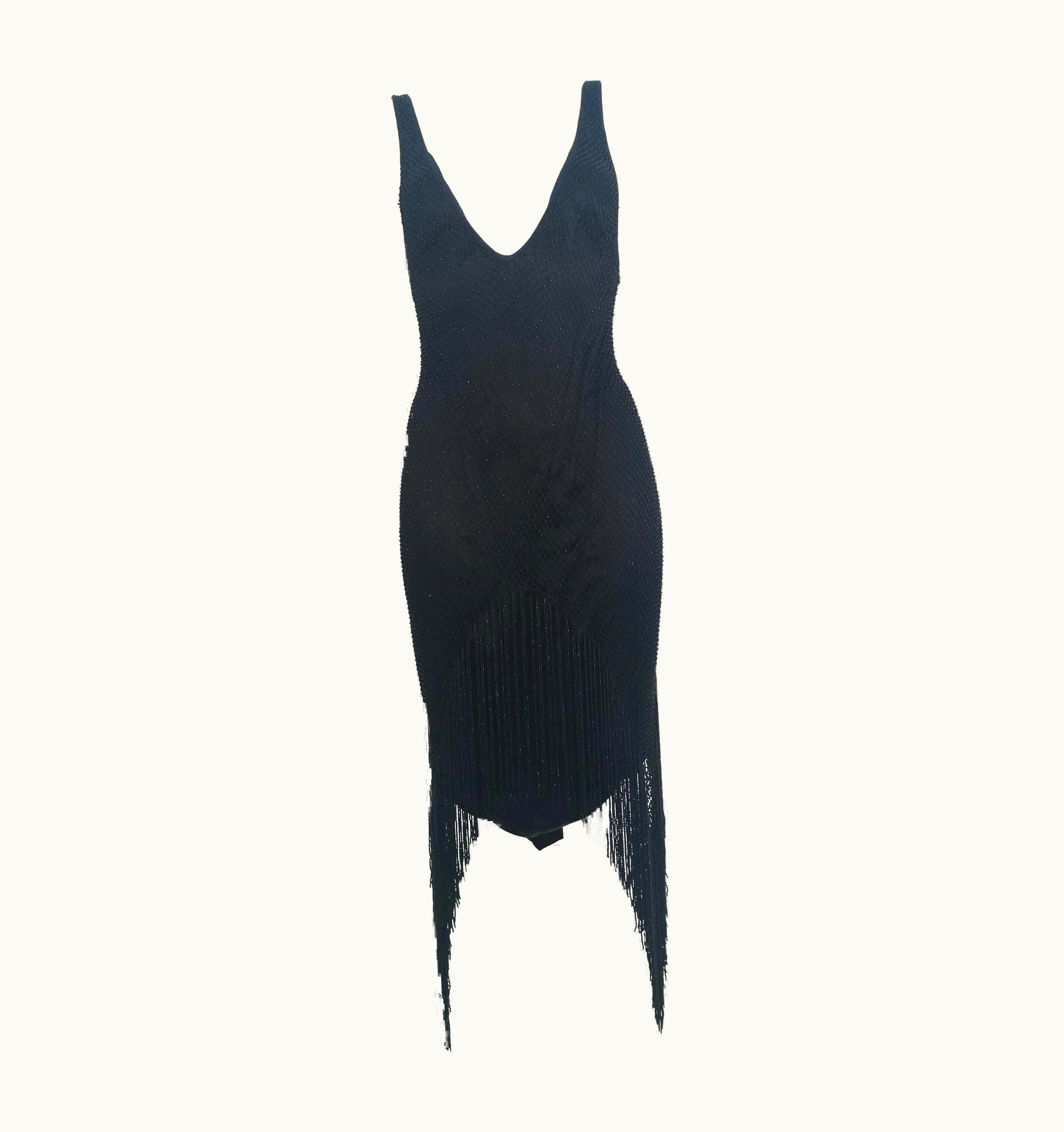 Gucci 2000s Gucci By Tom Ford Iconic Charlestone Sequins Dress