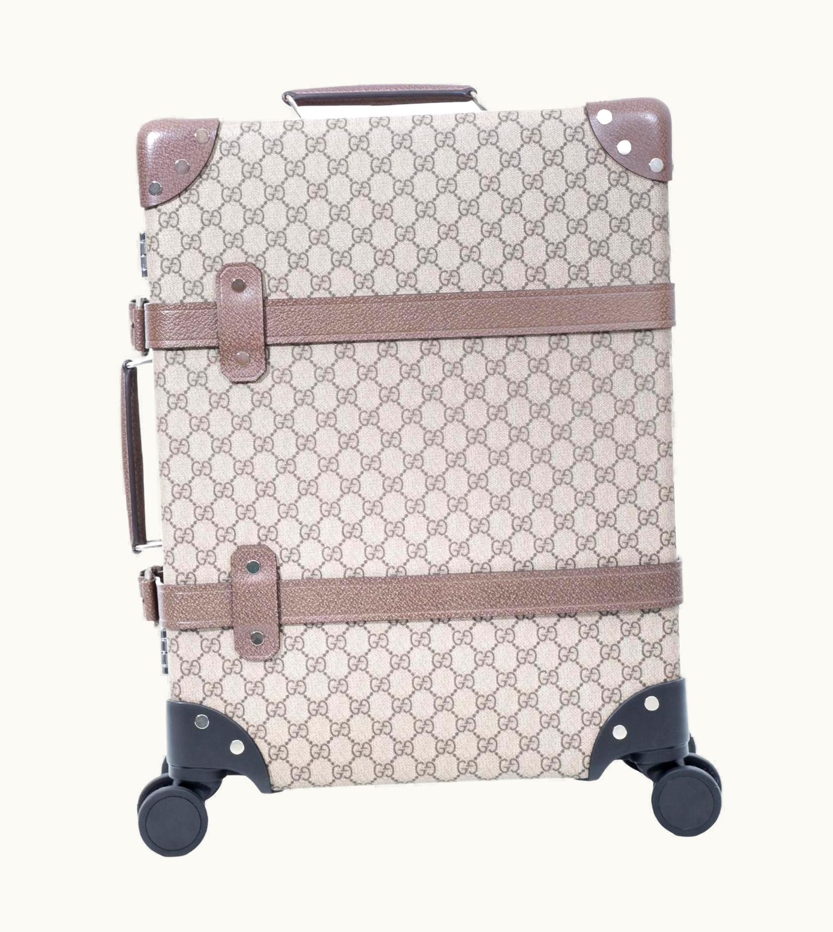 Gucci Gucci Globe Trotter Gg Supreme Carry-on Suitcase