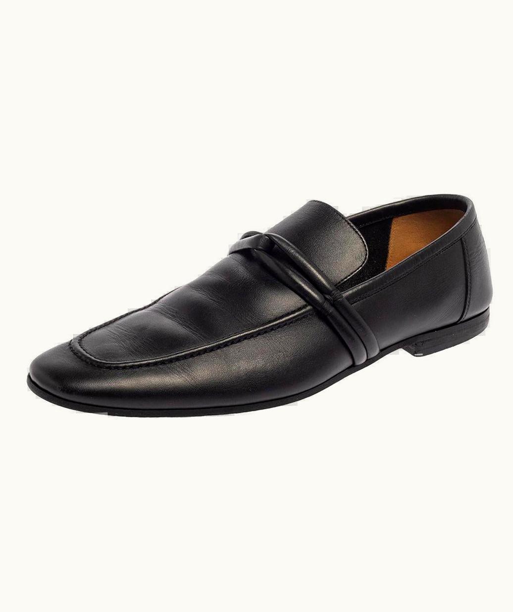 Gucci Gucci Black Leather Loafers