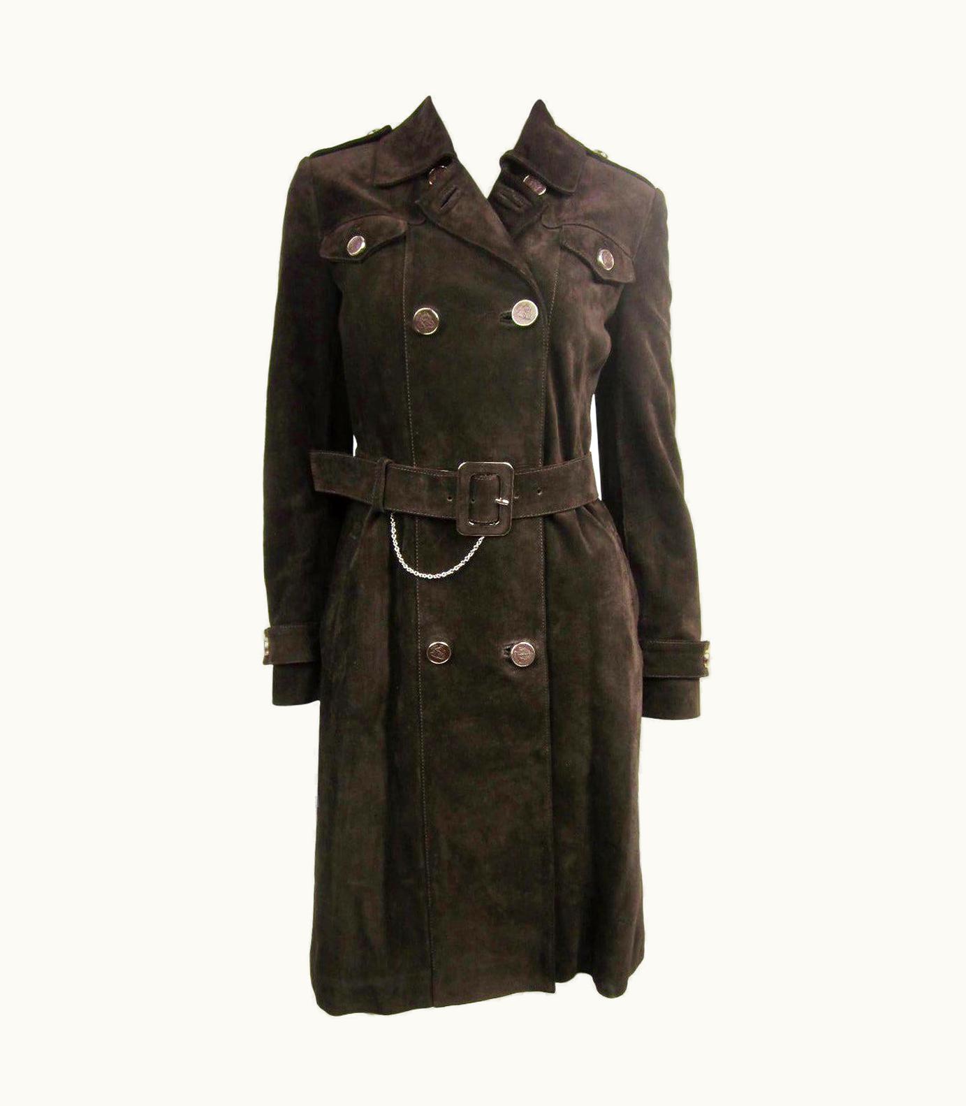 Gucci Gucci Brown Suede Jacket Horse Bit Detailing, 1990s