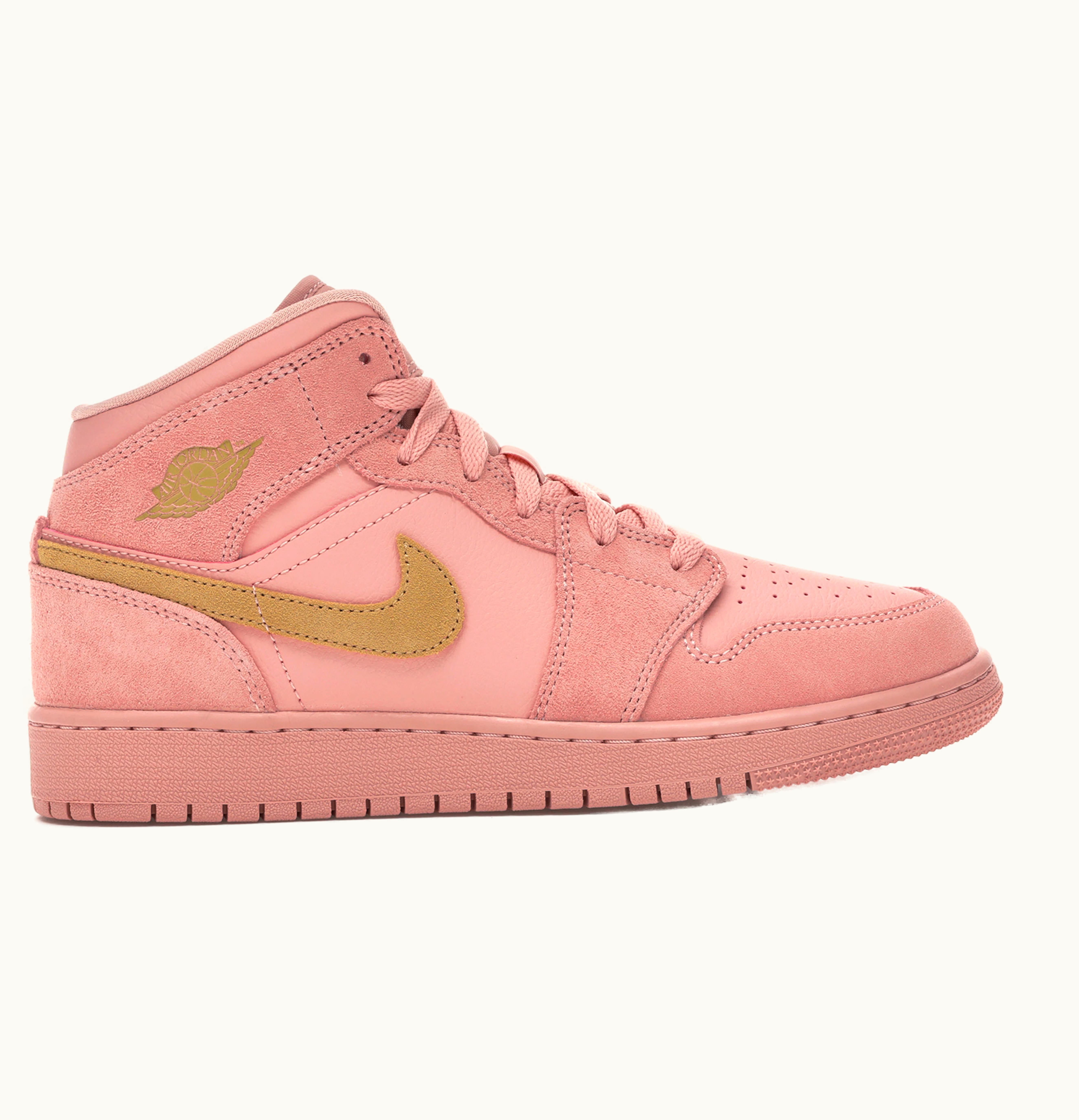 Jordan Air Jordan 1 Mid Coral Gold GS