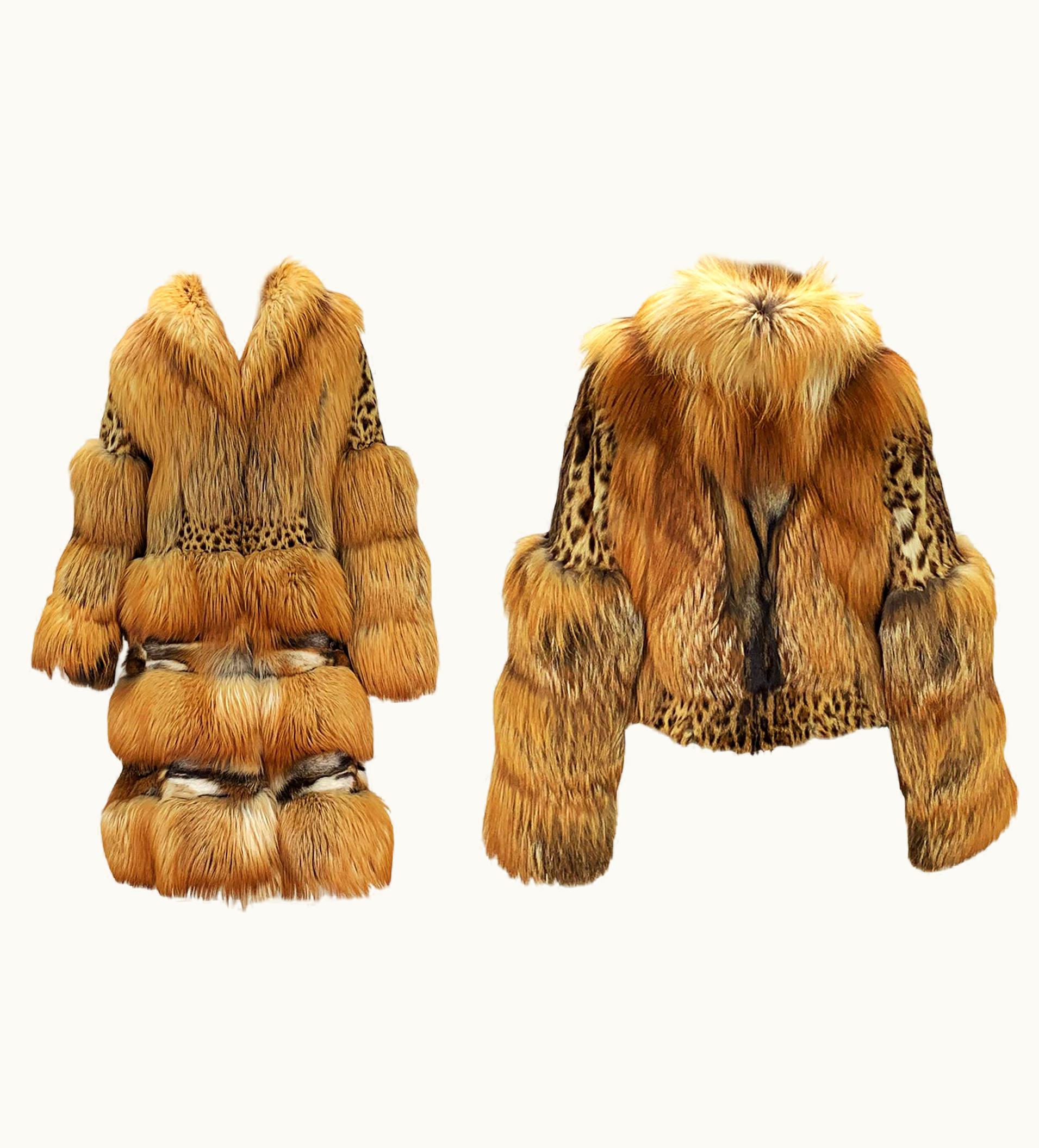 Gucci Museum Tom Ford For Gucci Runway AW 1999 2 In 1 Fur Coat Jacket