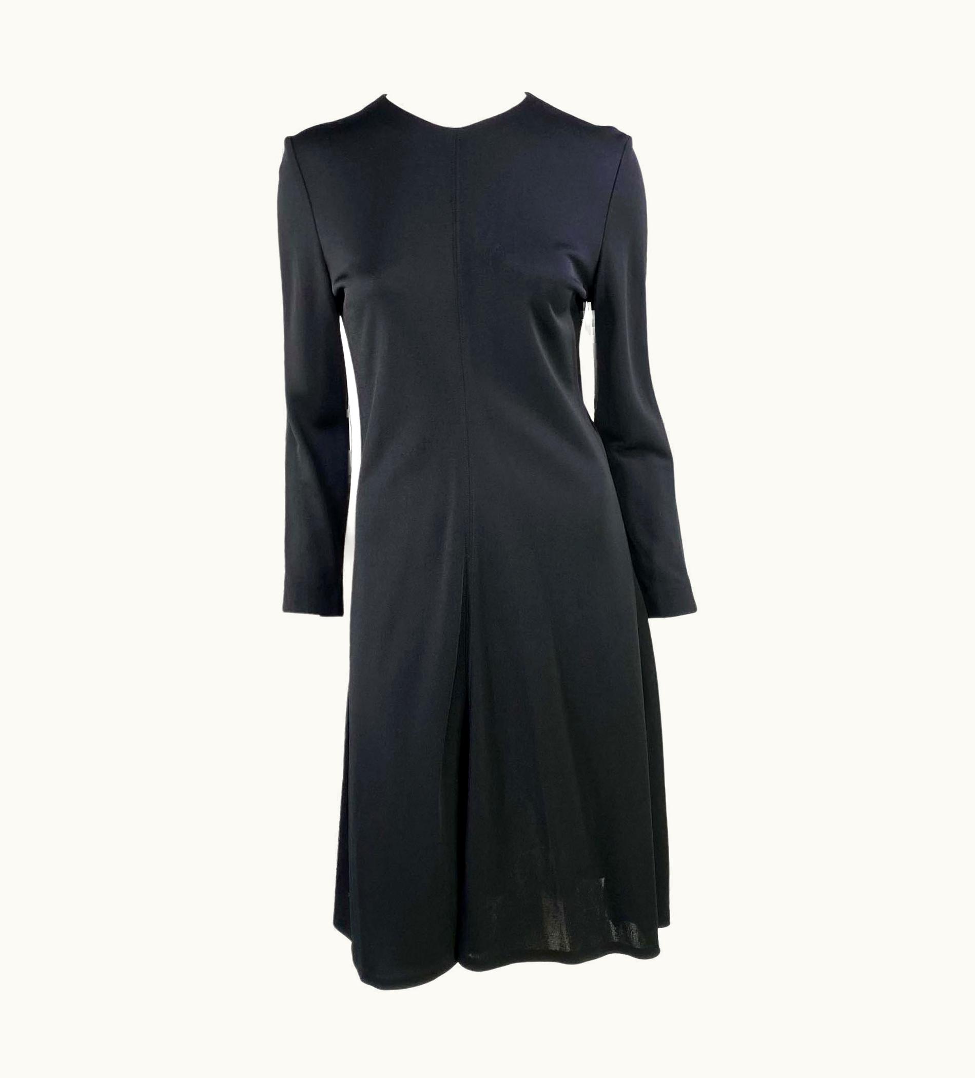 Gucci AW 1995 Gucci By Tom Ford Black Long Sleeve Dress