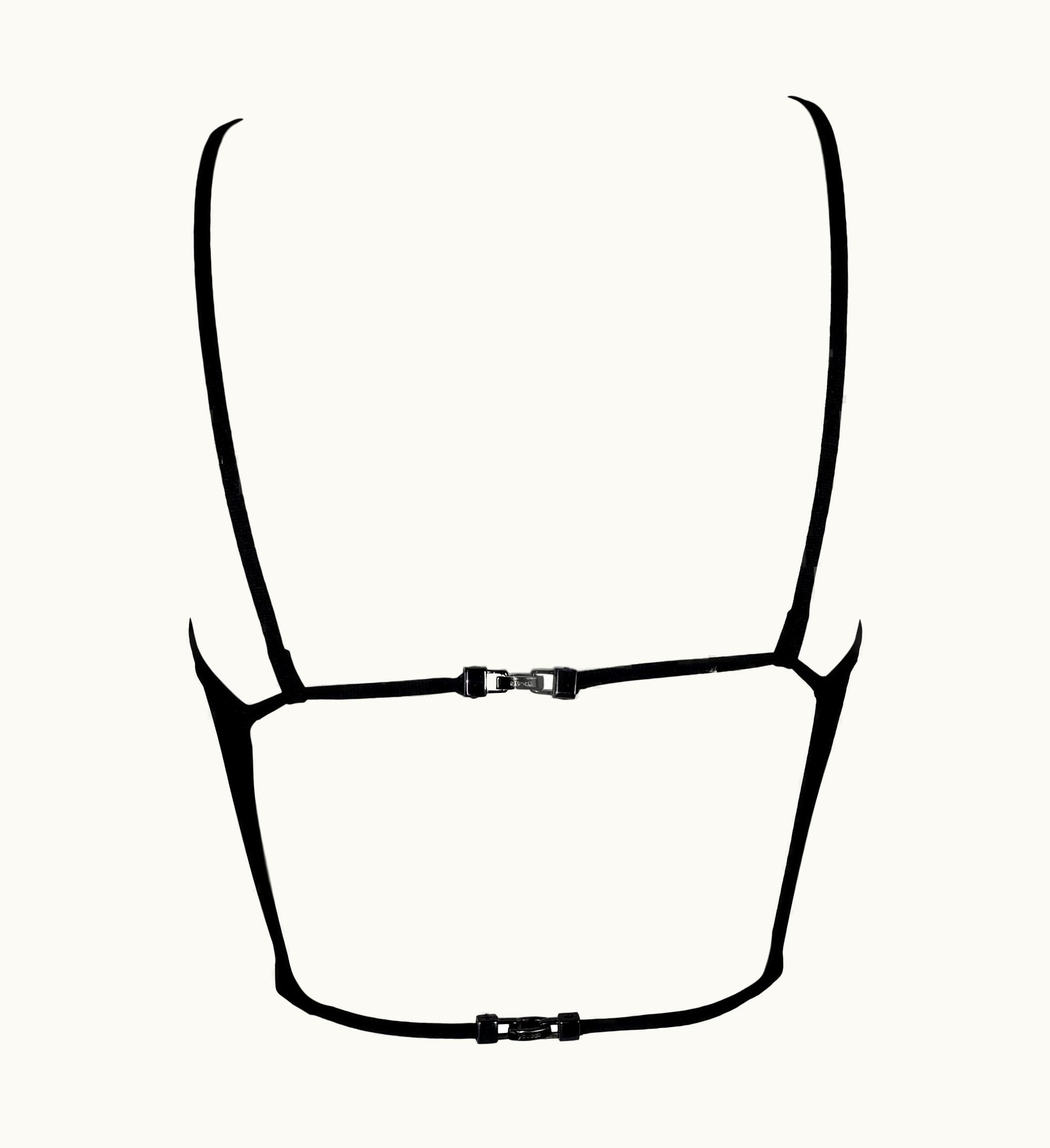 Gucci S/S 1998 Gucci Tom Ford Backless Knit Double Strap Crop Top UZ0573839