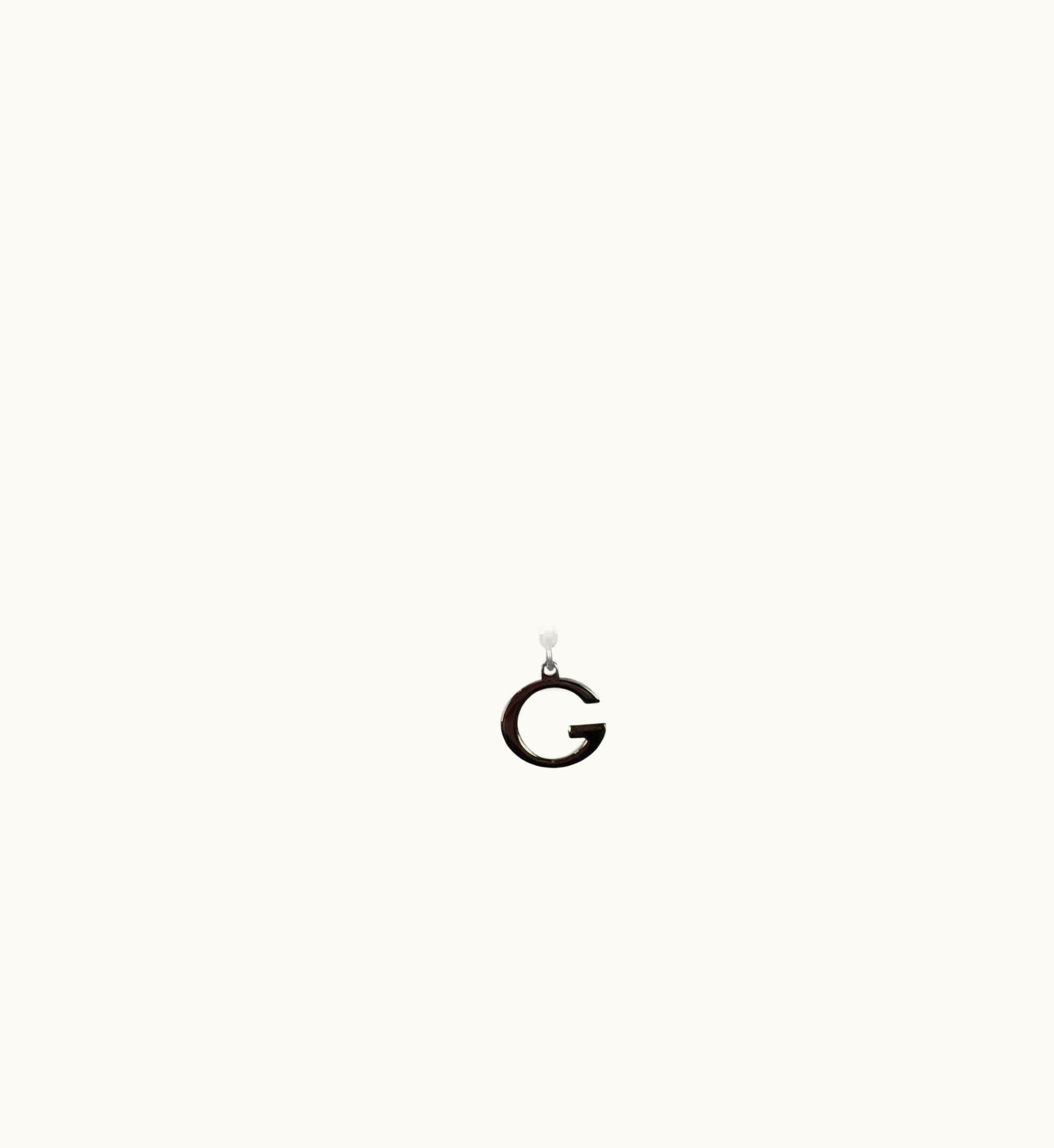 Gucci AW 1995 Gucci By Tom Ford Runway Silver G Logo Belt Necklace