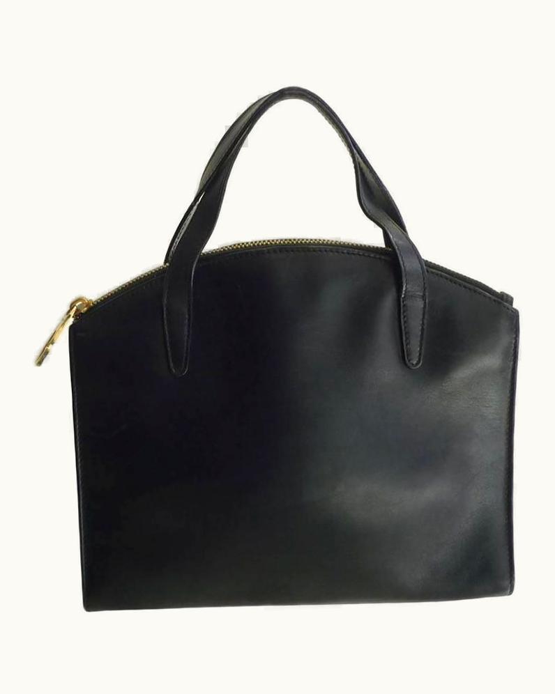 Gucci 1998 Gucci Black Leather Handbag