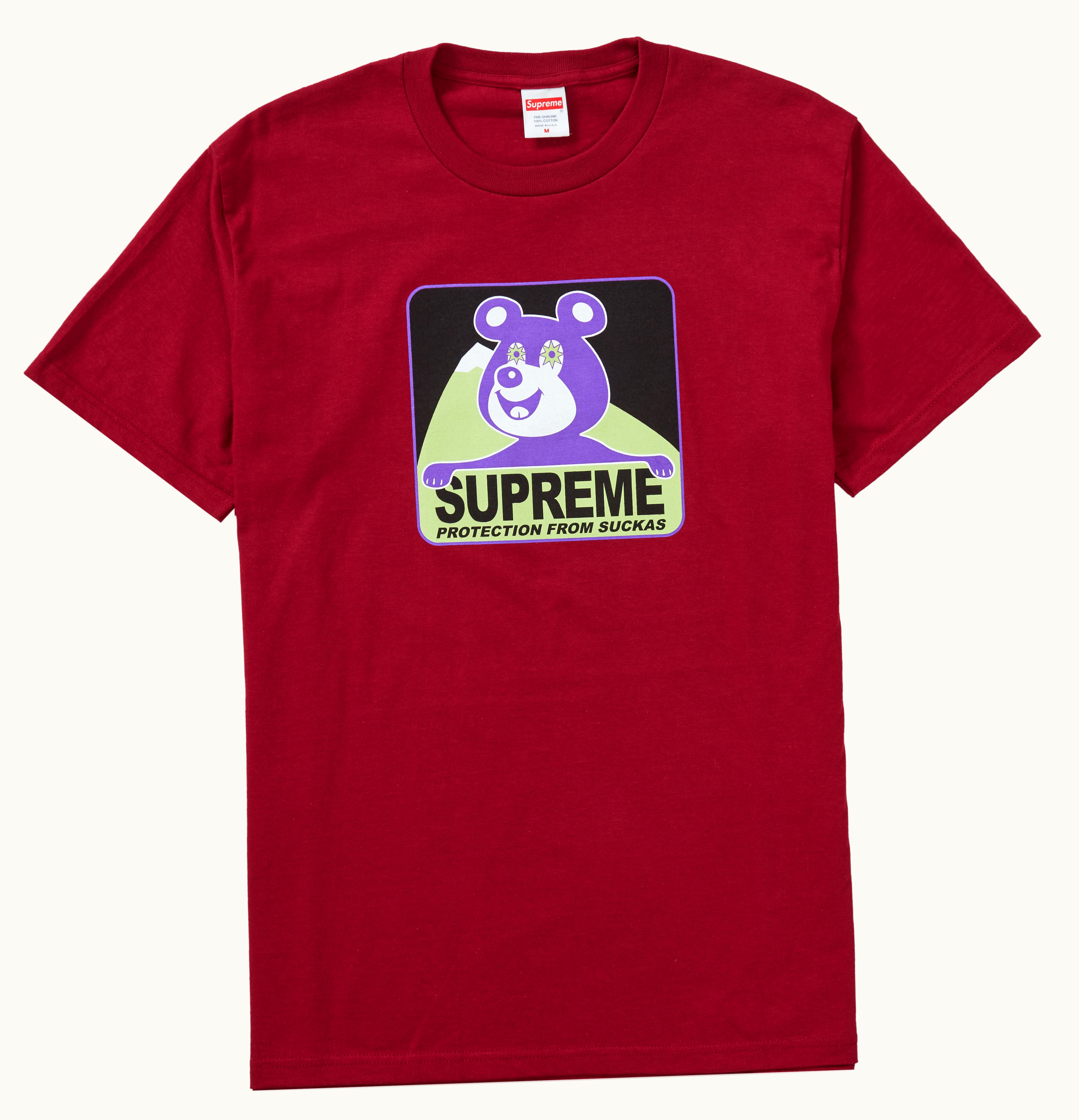 Supreme Supreme Bear Tee Cardinal