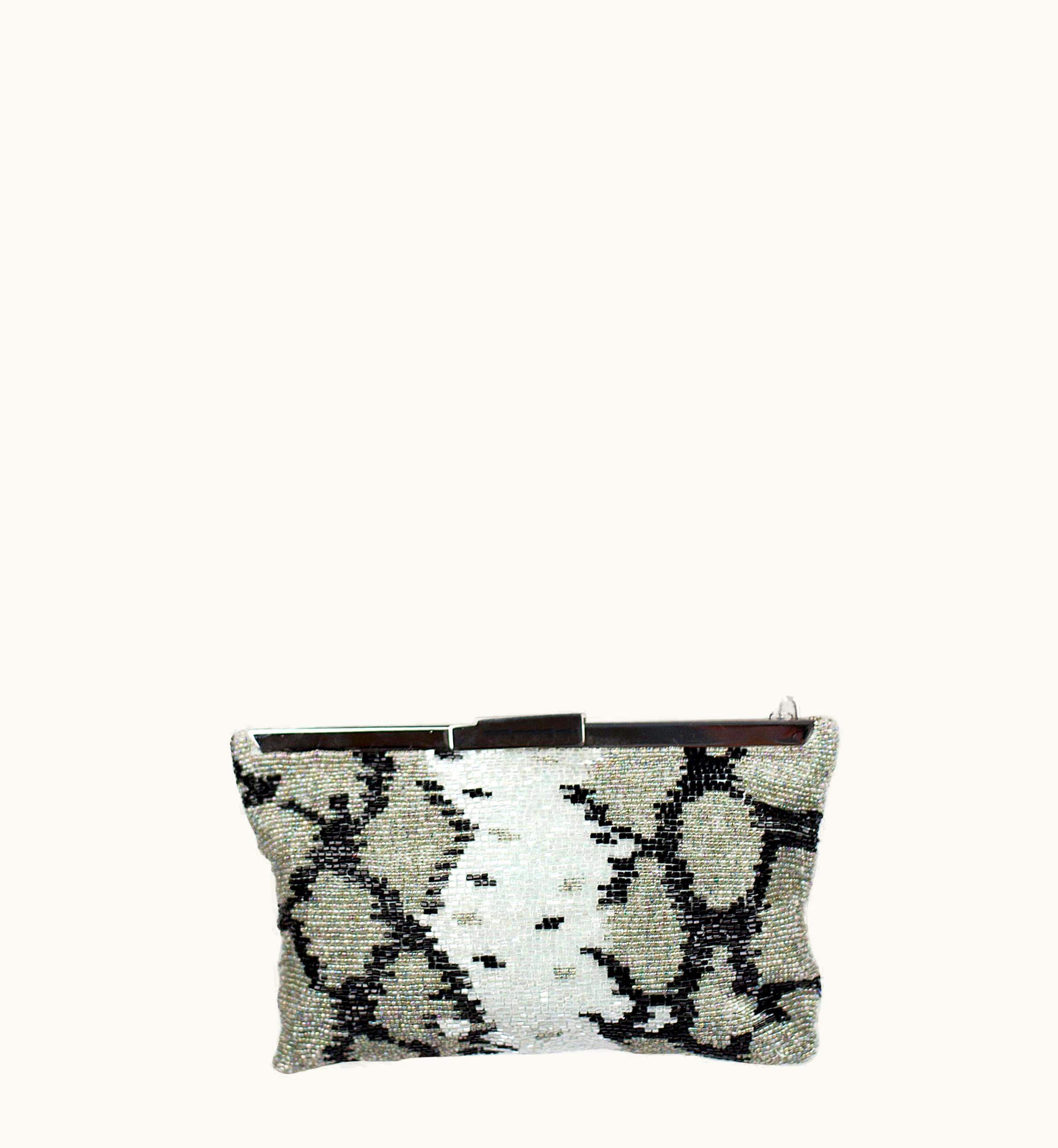 Gucci S/S 2000 Vintage Tom Ford For Gucci Beaded Evening Clutch Bag