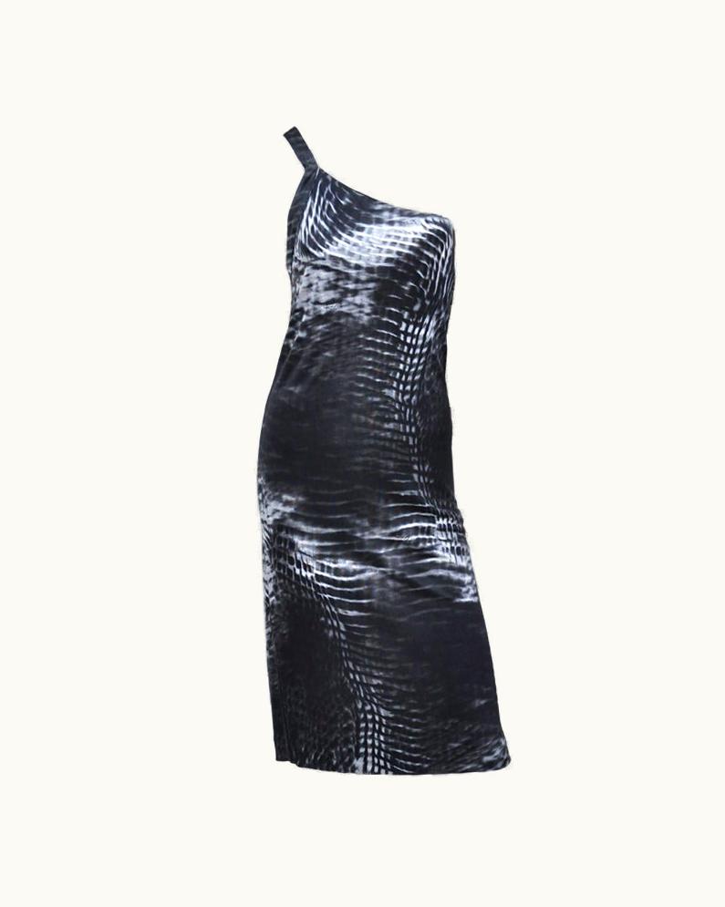 Gucci S/S 2000 Vintage Tom Ford For Gucci One Shoulder Dress