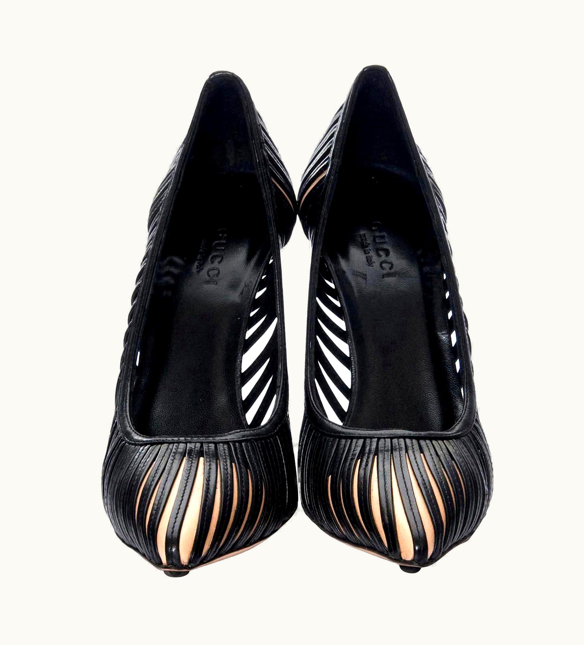Gucci Rare Tom Ford For Gucci Kate Moss Cage Heels Pumps UZ0574208