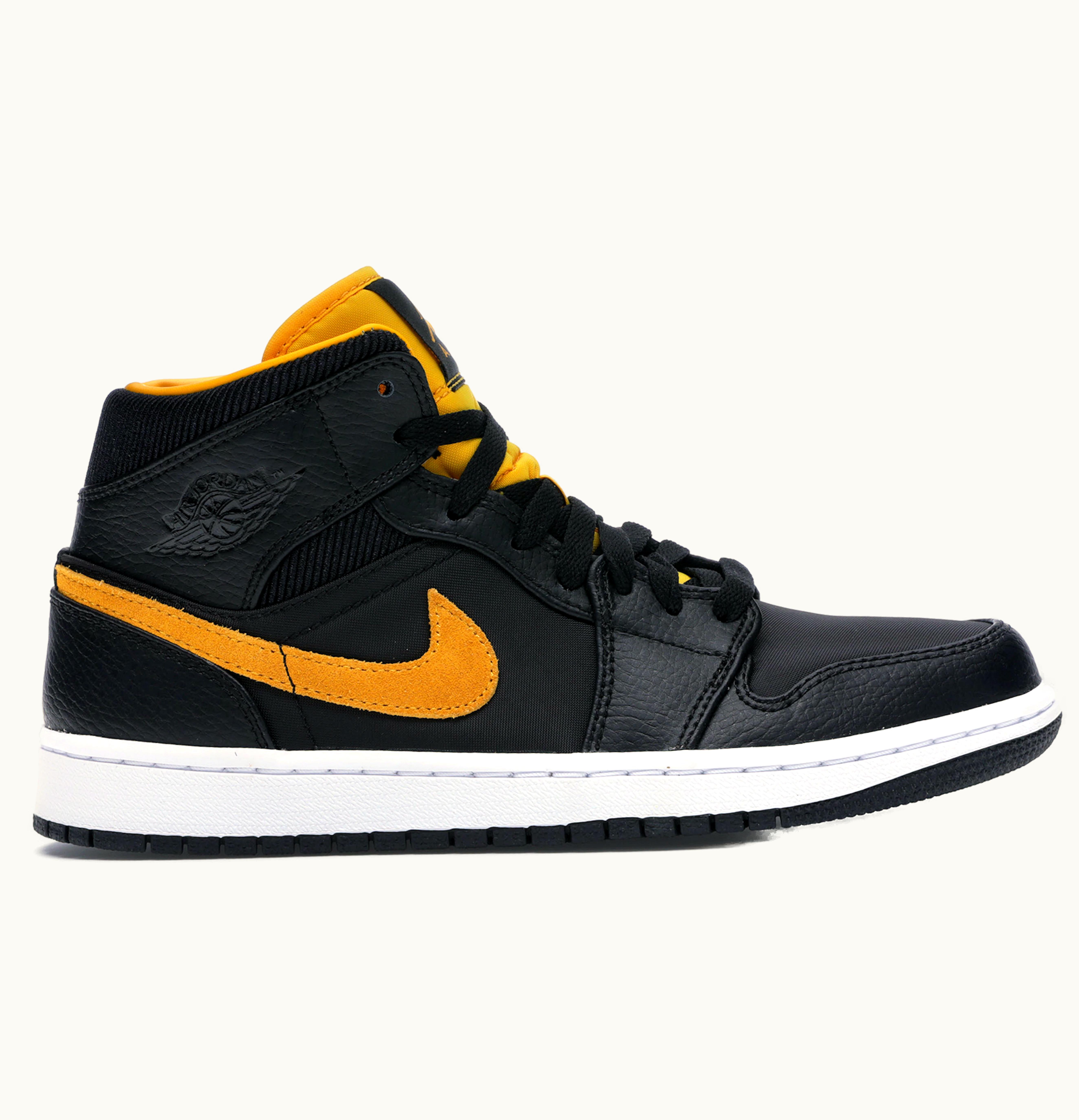 Jordan Air Jordan 1 Mid Black University Gold