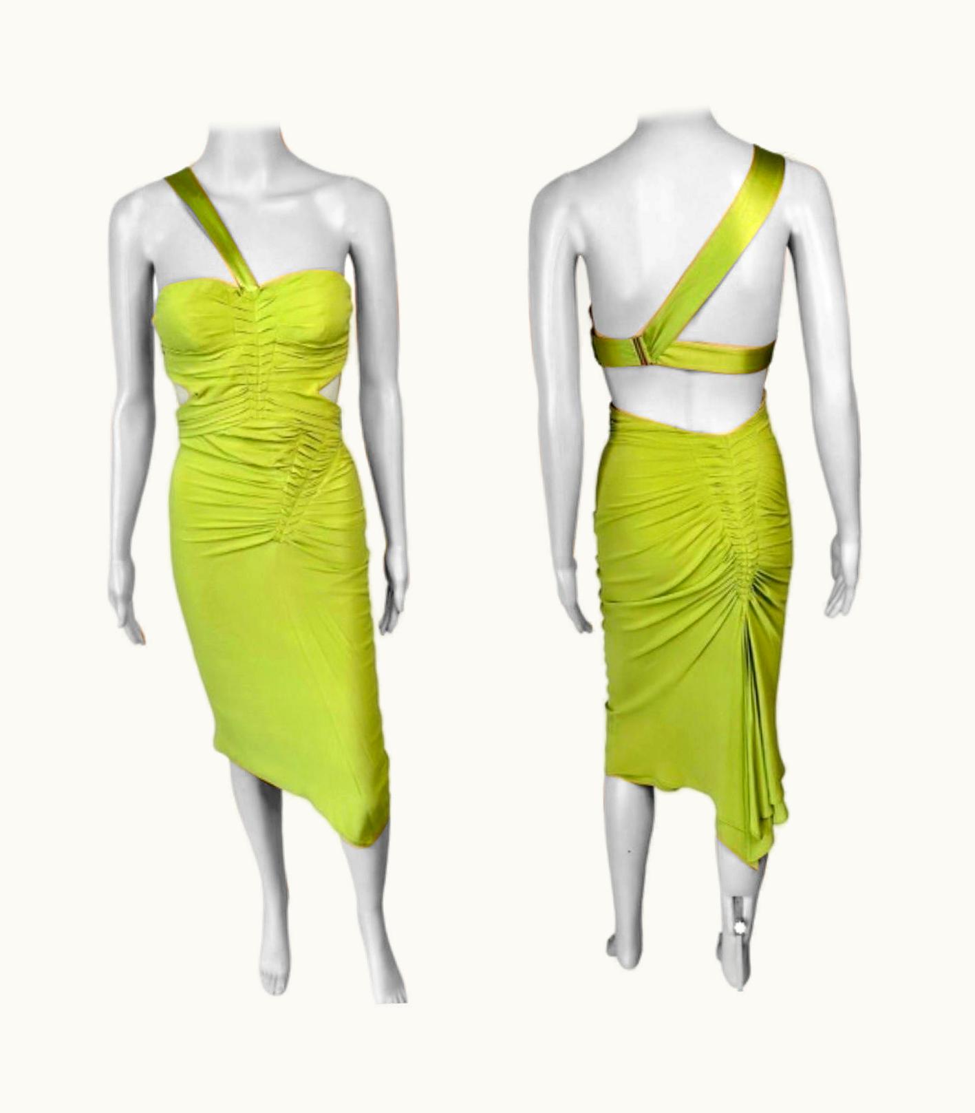 Gucci Tom Ford For Gucci AW 2003 Bustier Bra Cutout Bodycon Dress