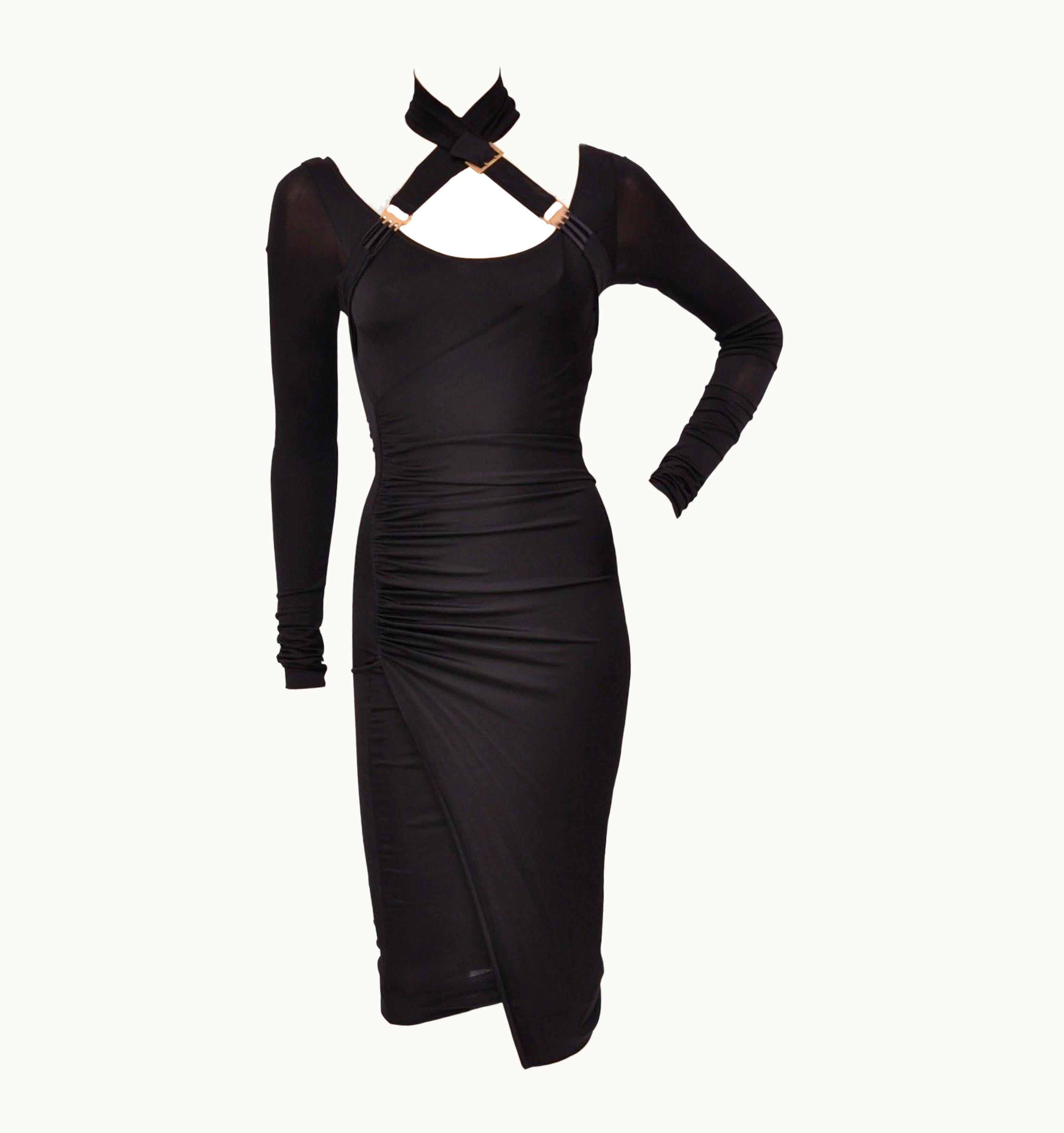 Gucci AW 2003 Tom Ford For Gucci Black Dress