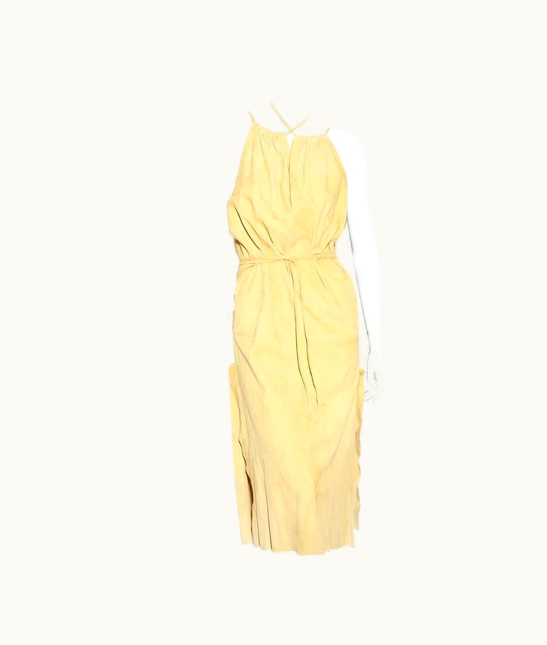 Gucci Gucci Suede Dress Spring 2002 Rtw (Tom Ford Era)