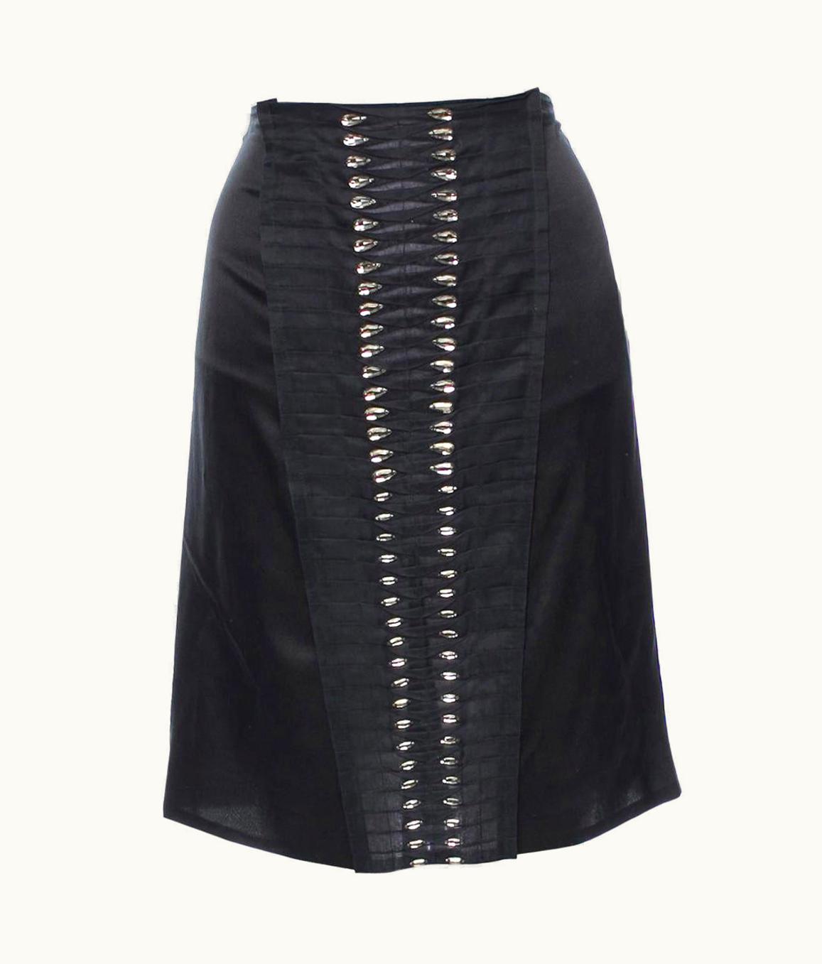 Gucci S/S 2004 Tom Ford For Gucci Crystal Embellished Skirt