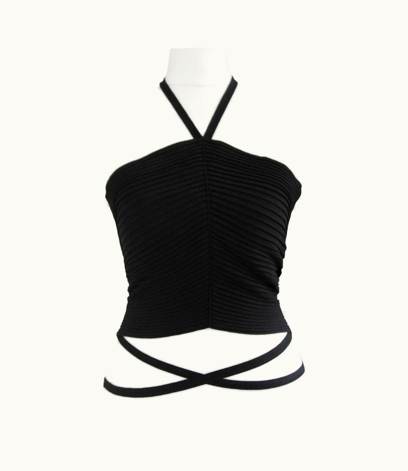 Gucci Gucci 2004 Black Bustier Top By Tom Ford