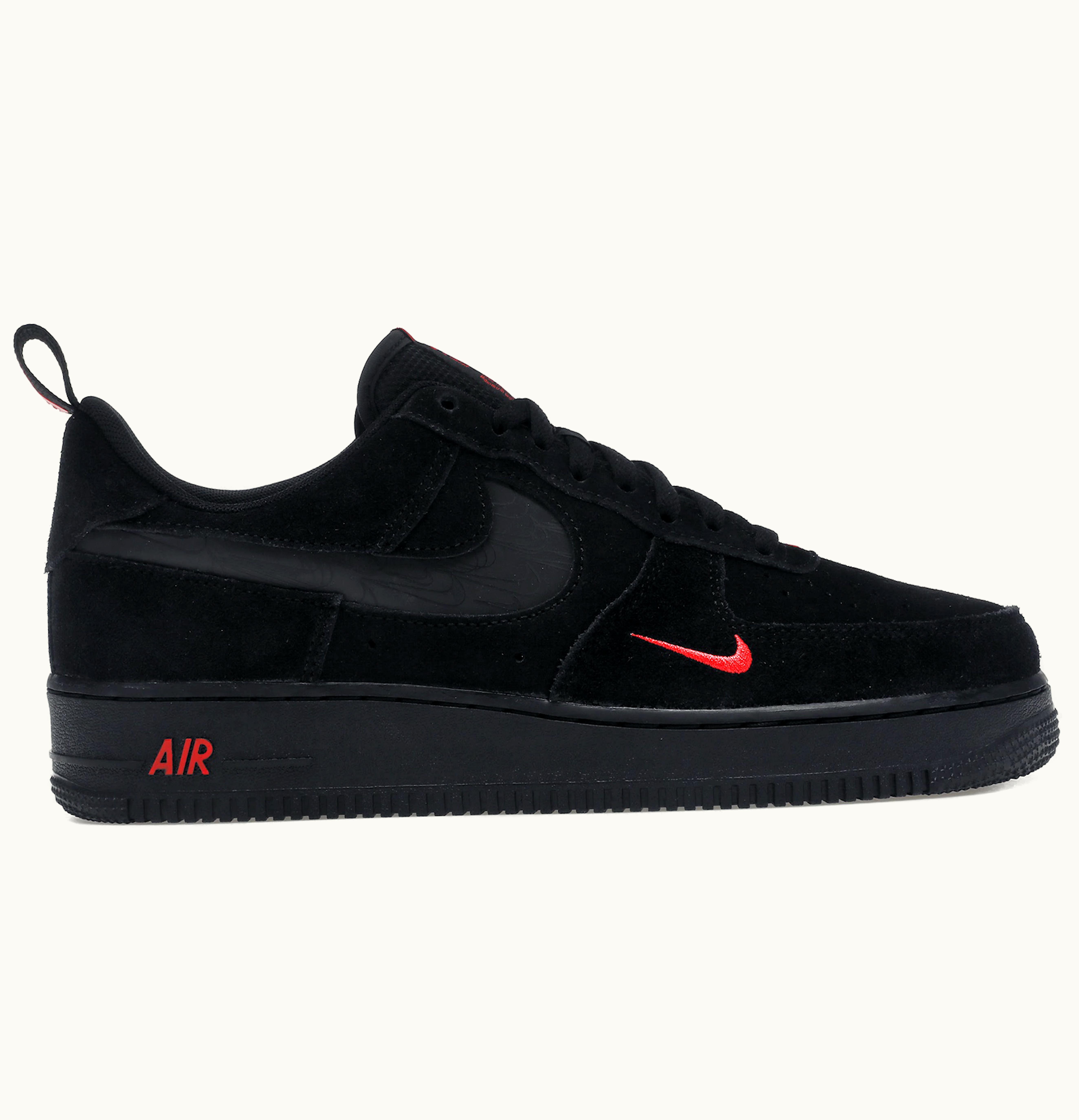 Nike Nike Air Force 1 Low Multi Swoosh Black Orange