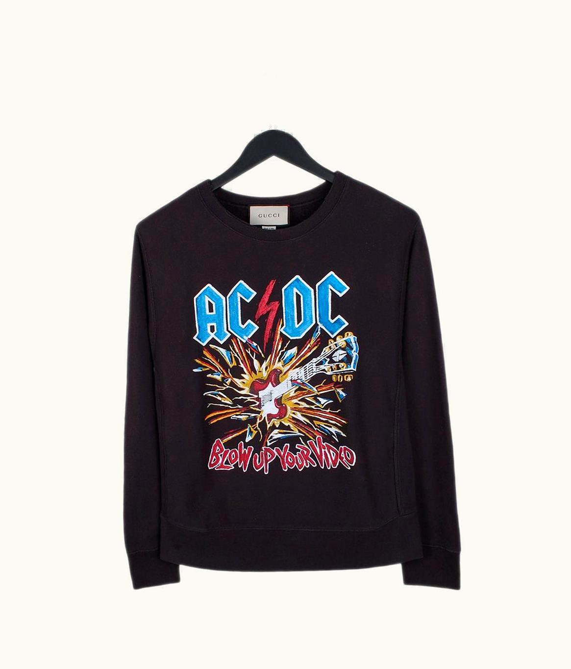 Gucci Gucci Pullover Ac/dc Men Top Sweatshirt