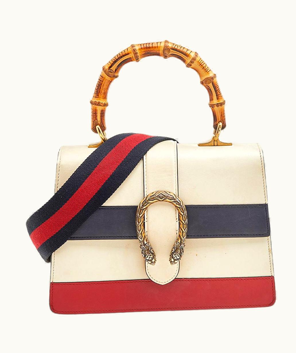 Gucci Gucci Tricolor Leather Medium Dionysus Bamboo Top Handle Bag UZ0575157