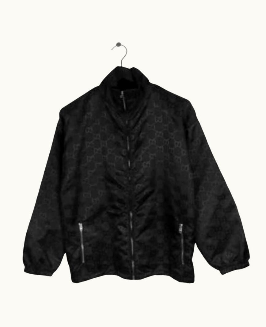 Gucci Gucci Monogram Nylon Oversized Men Jacket (l/xl)
