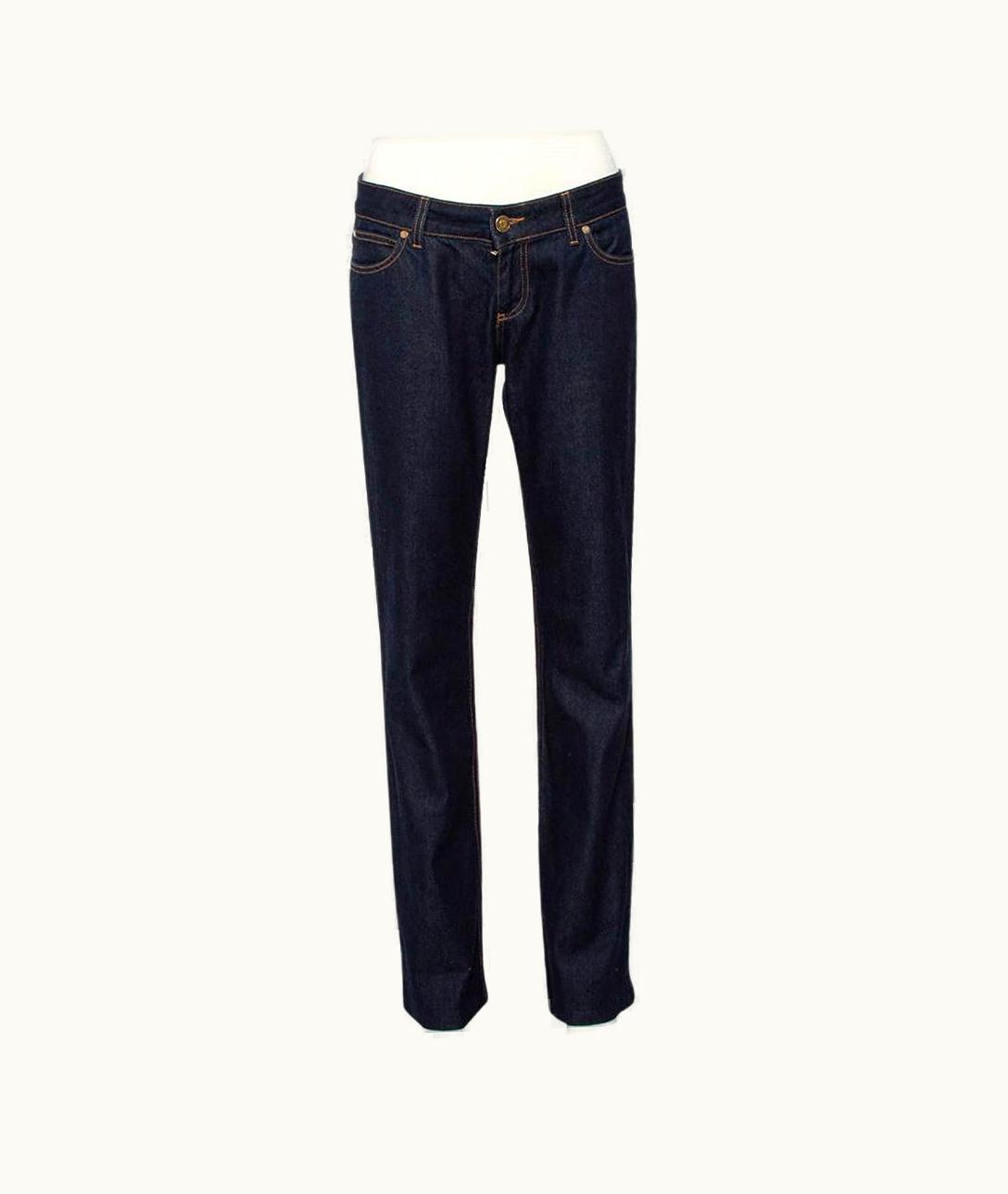 Gucci Gucci Navy Blue Denim Straight Leg Jeans