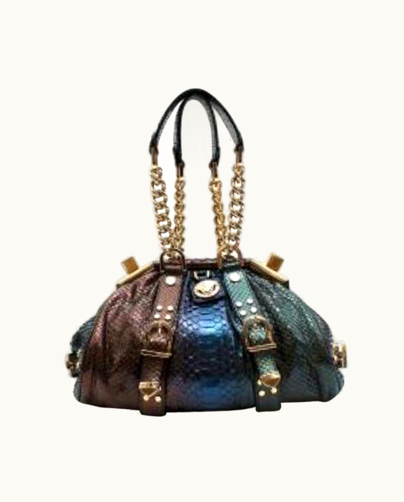Versace Versace Multicoloured Python Vintage Tote UZ0576109
