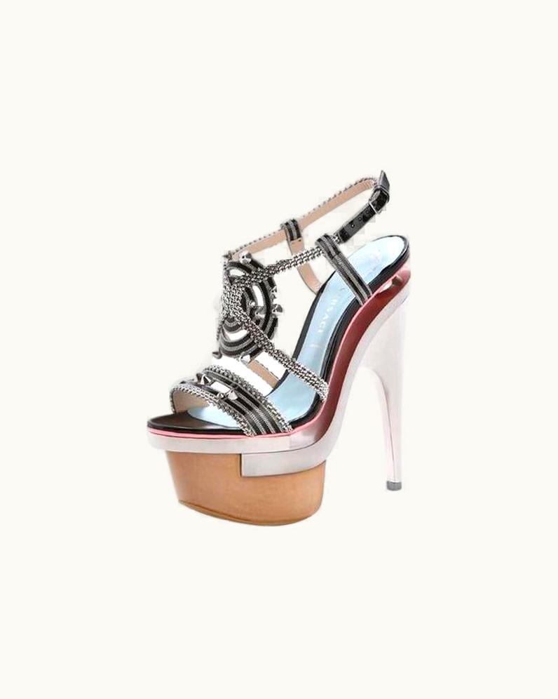 Versace Triple Platform Sandals
