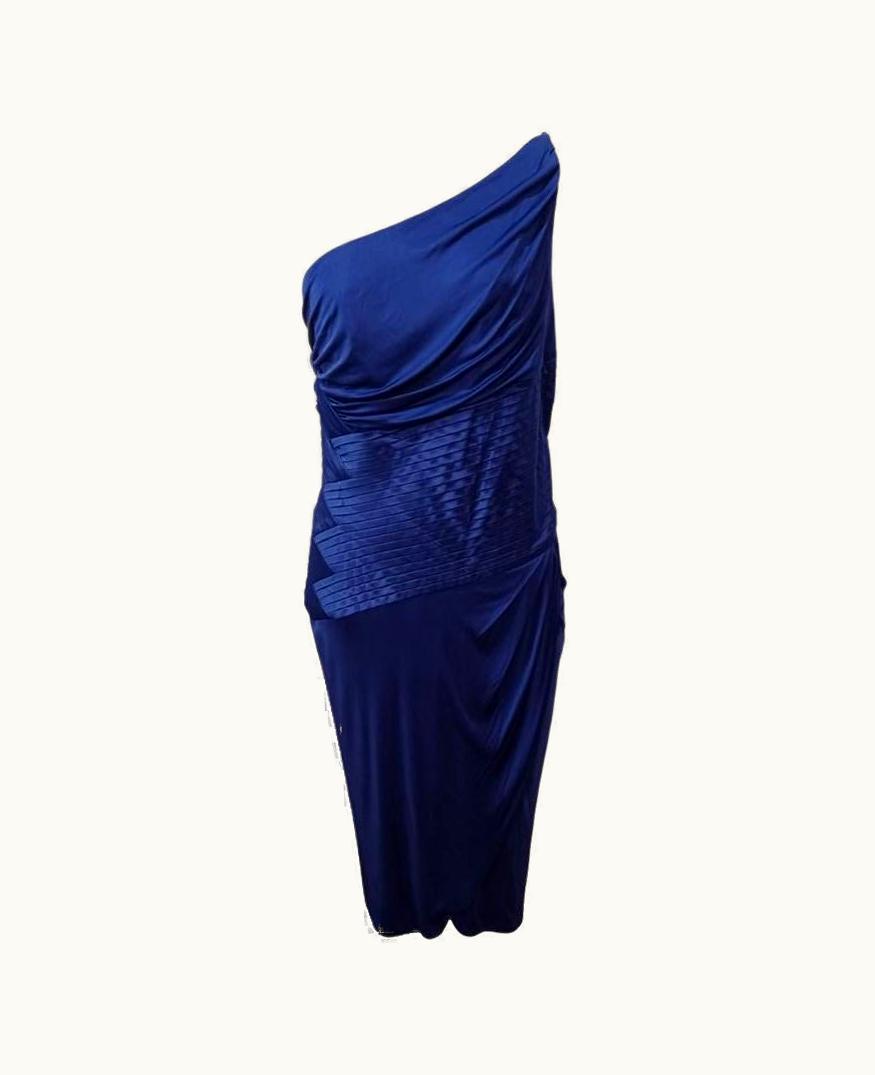 Versace One Shoulder Dress