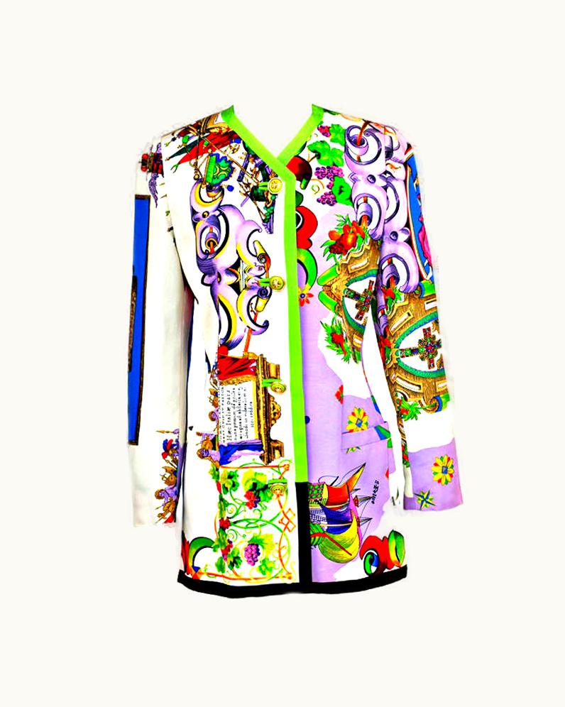 Gianni Versace Couture 1990- Rare Gianni Versace Couture Coat