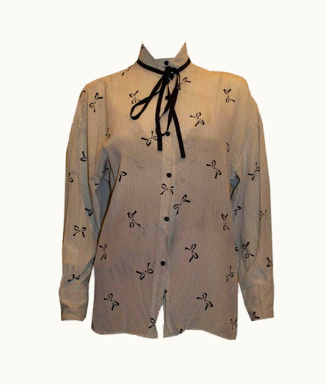 Versace Vintage Versace Couture Silk Blouse