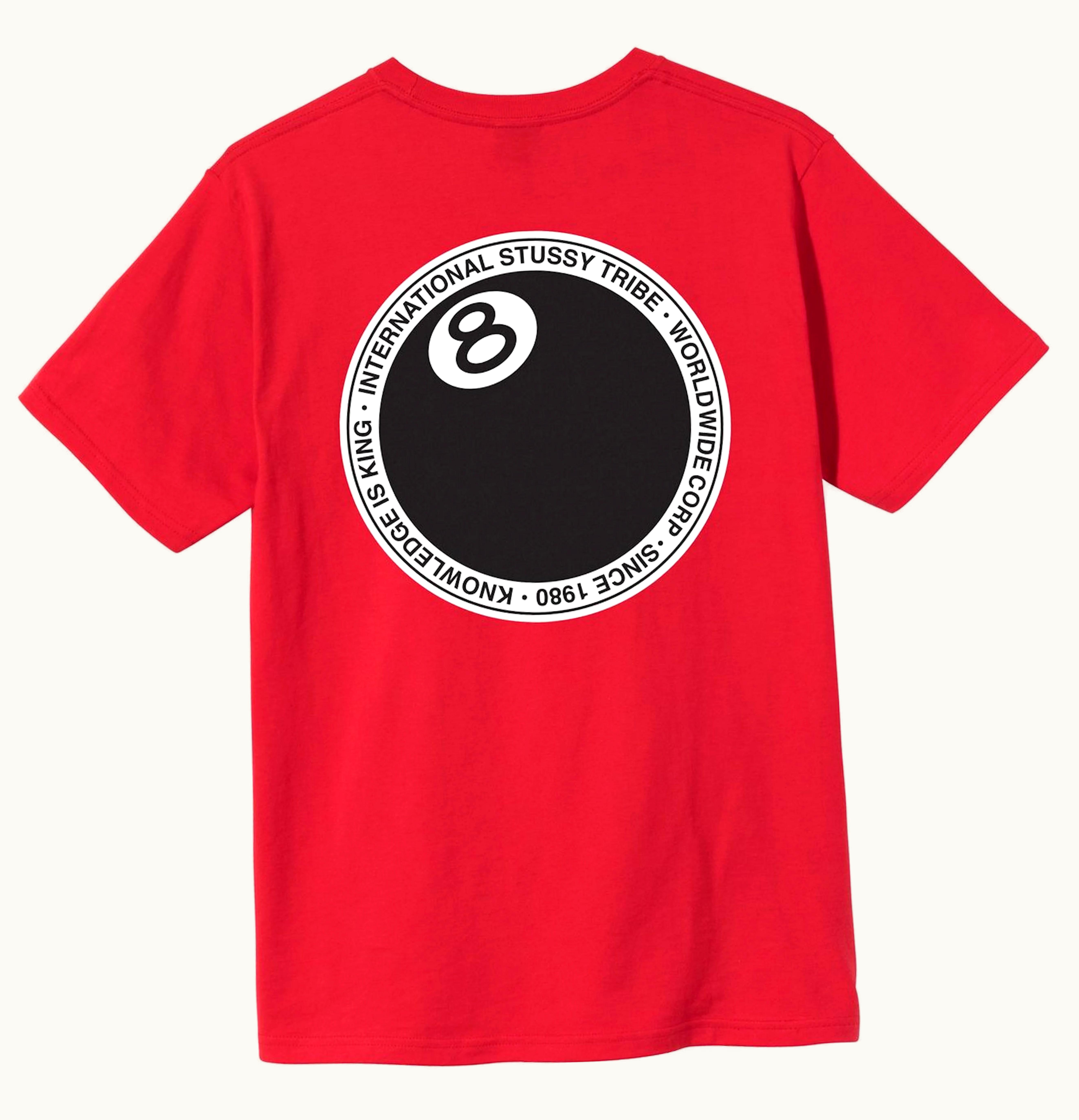 Stussy Stussy 8 Ball Dot T Shirt Red