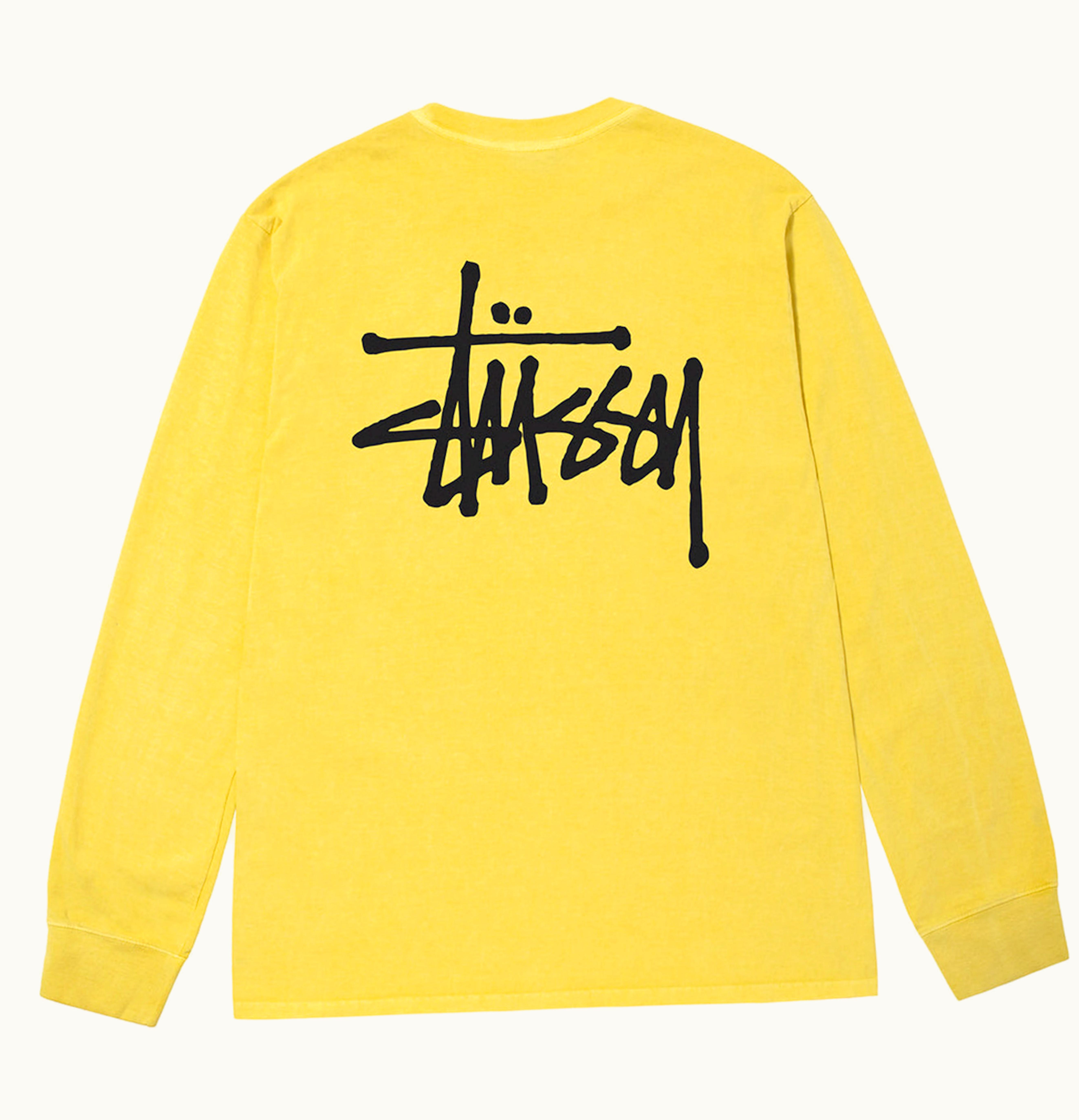 Stussy Stussy Basic Pigment Dyed LS Tee Butter