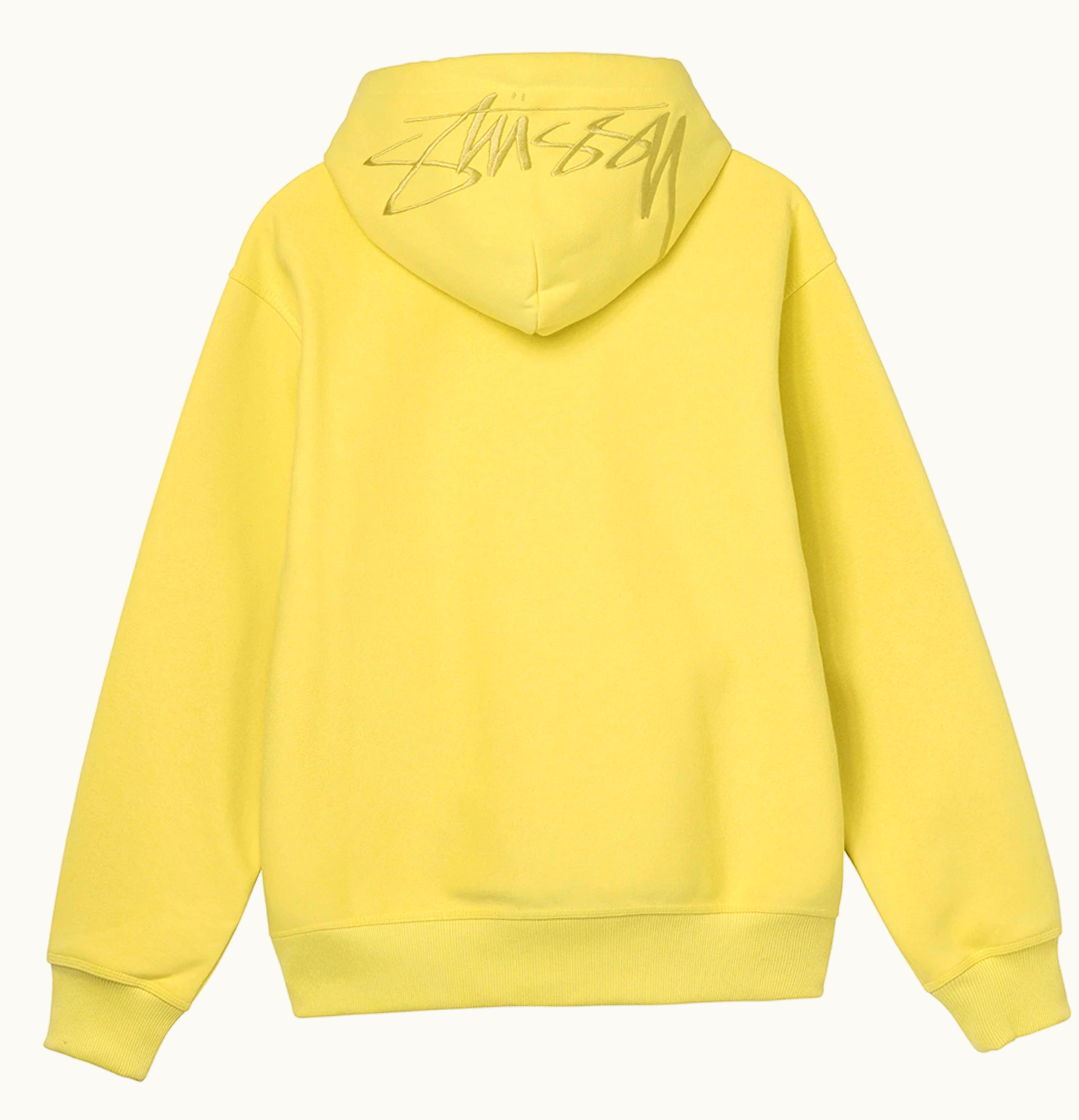 Stussy Stussy Back Logo Applique Hoodie Yellow