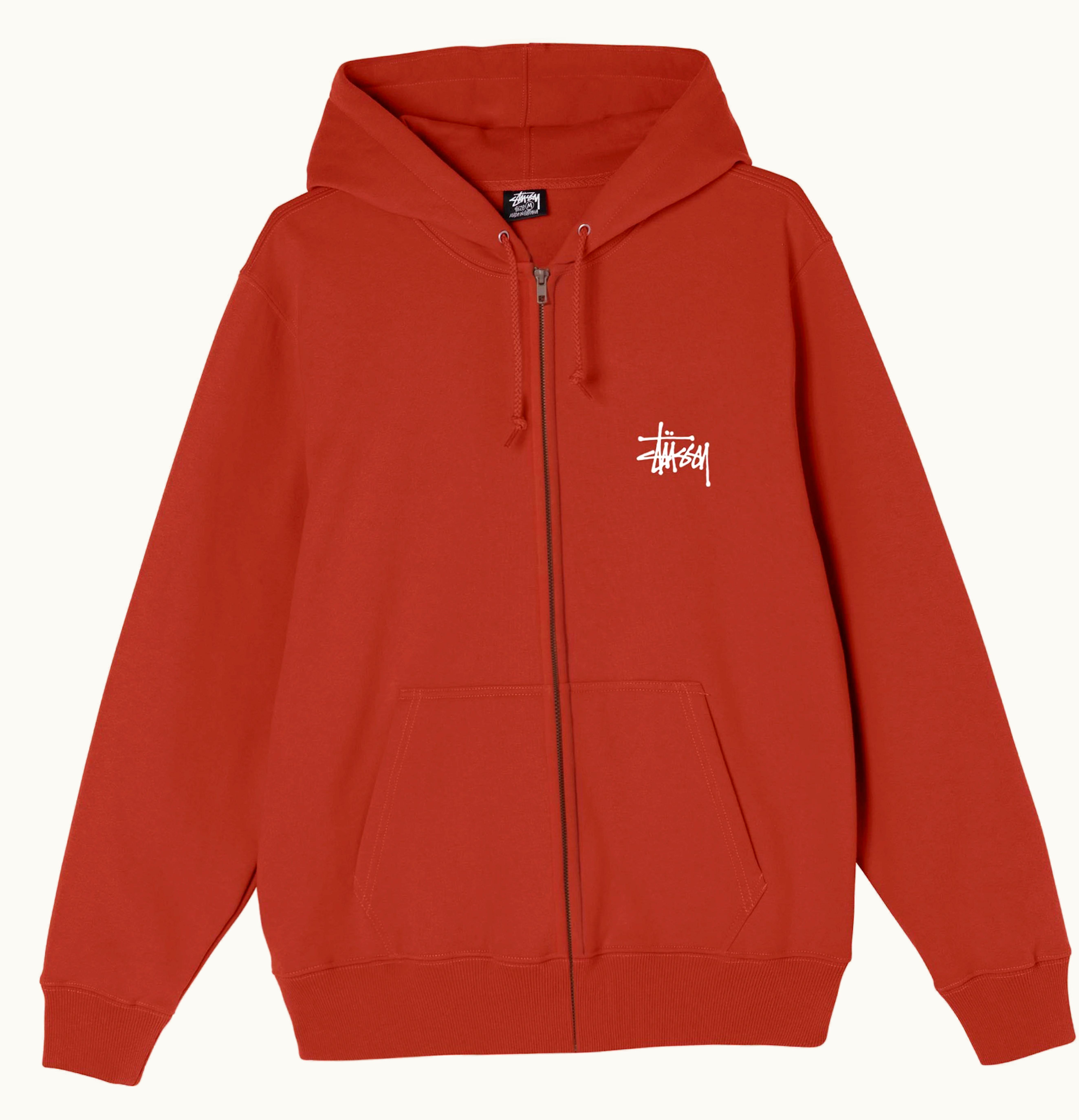 Stussy Stussy Bacis Zip Hoodie Brick