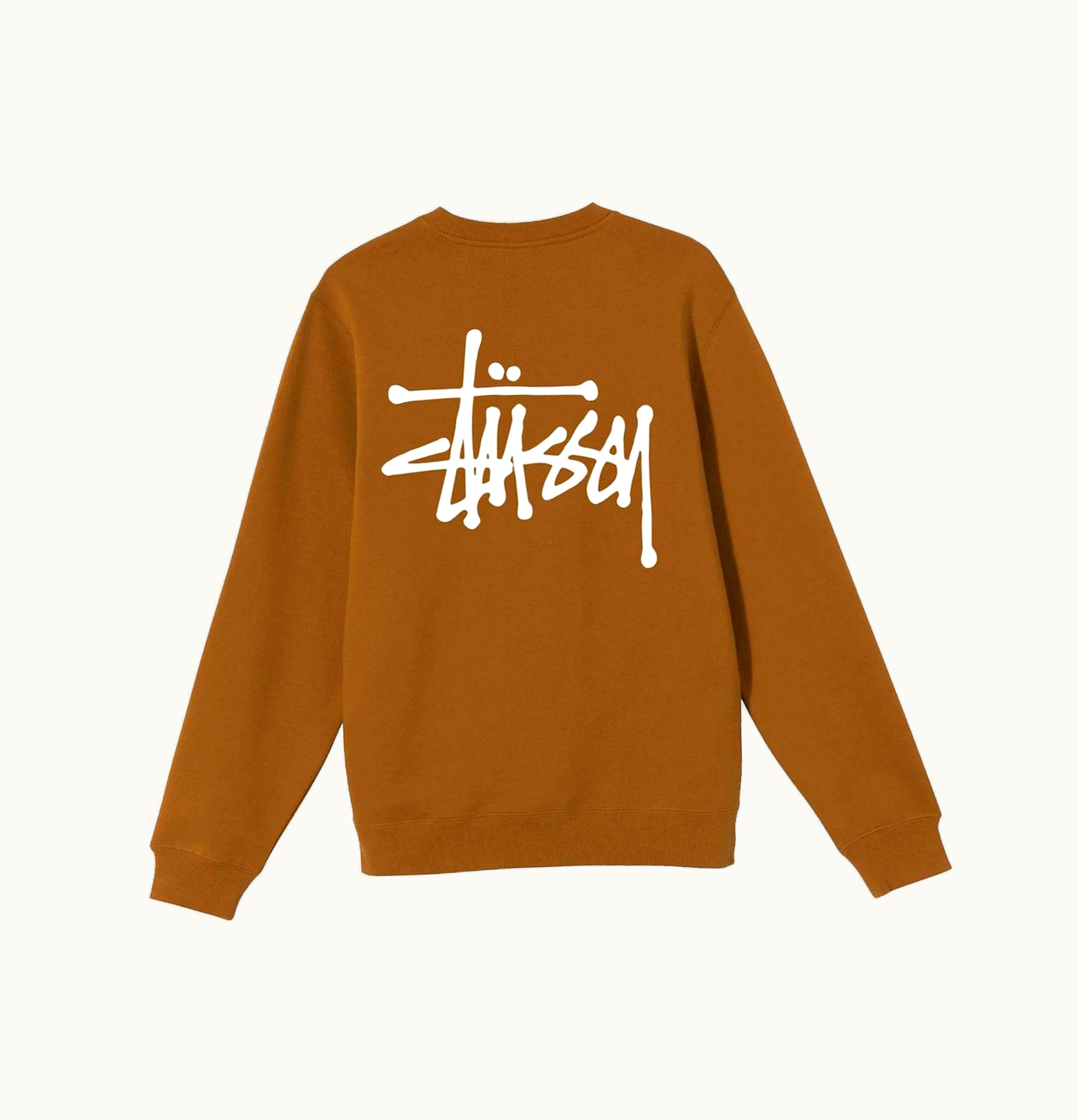 Stussy Stussy Basic Crew Caramel
