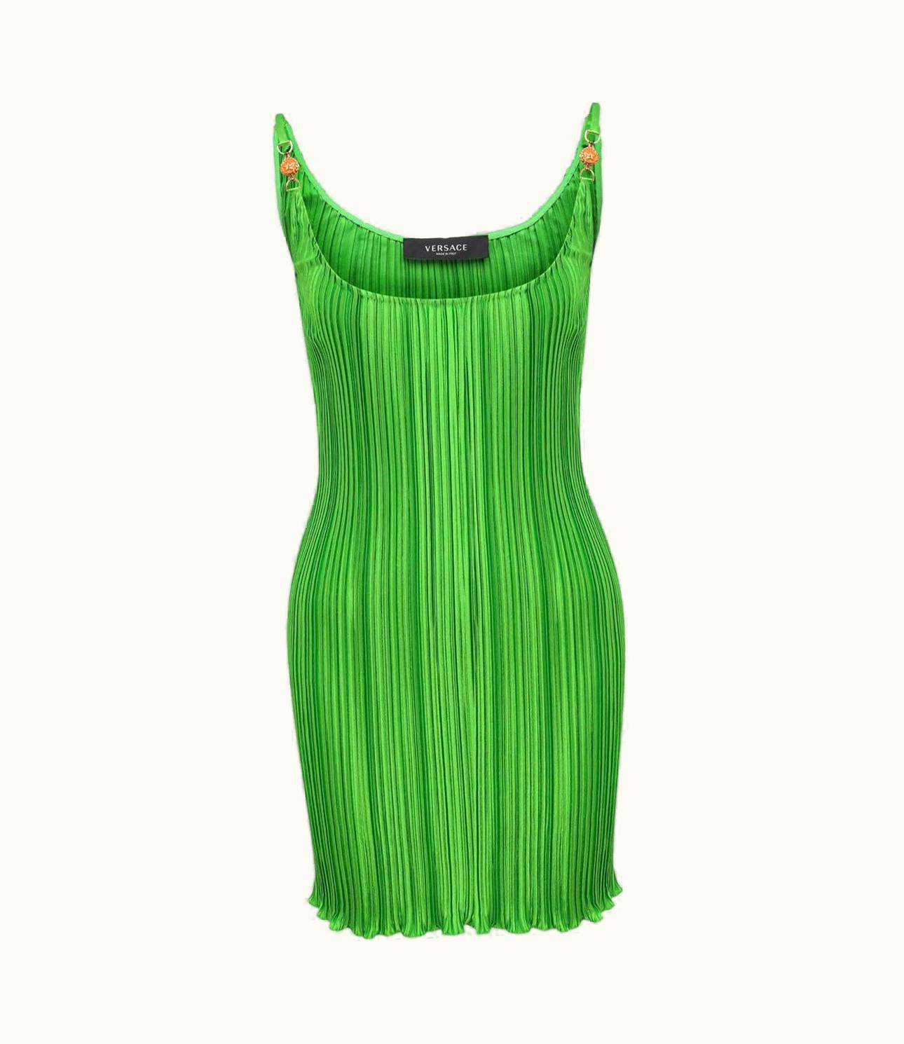 Versace S/S 2021 Versace Green Seashell Mini Dress